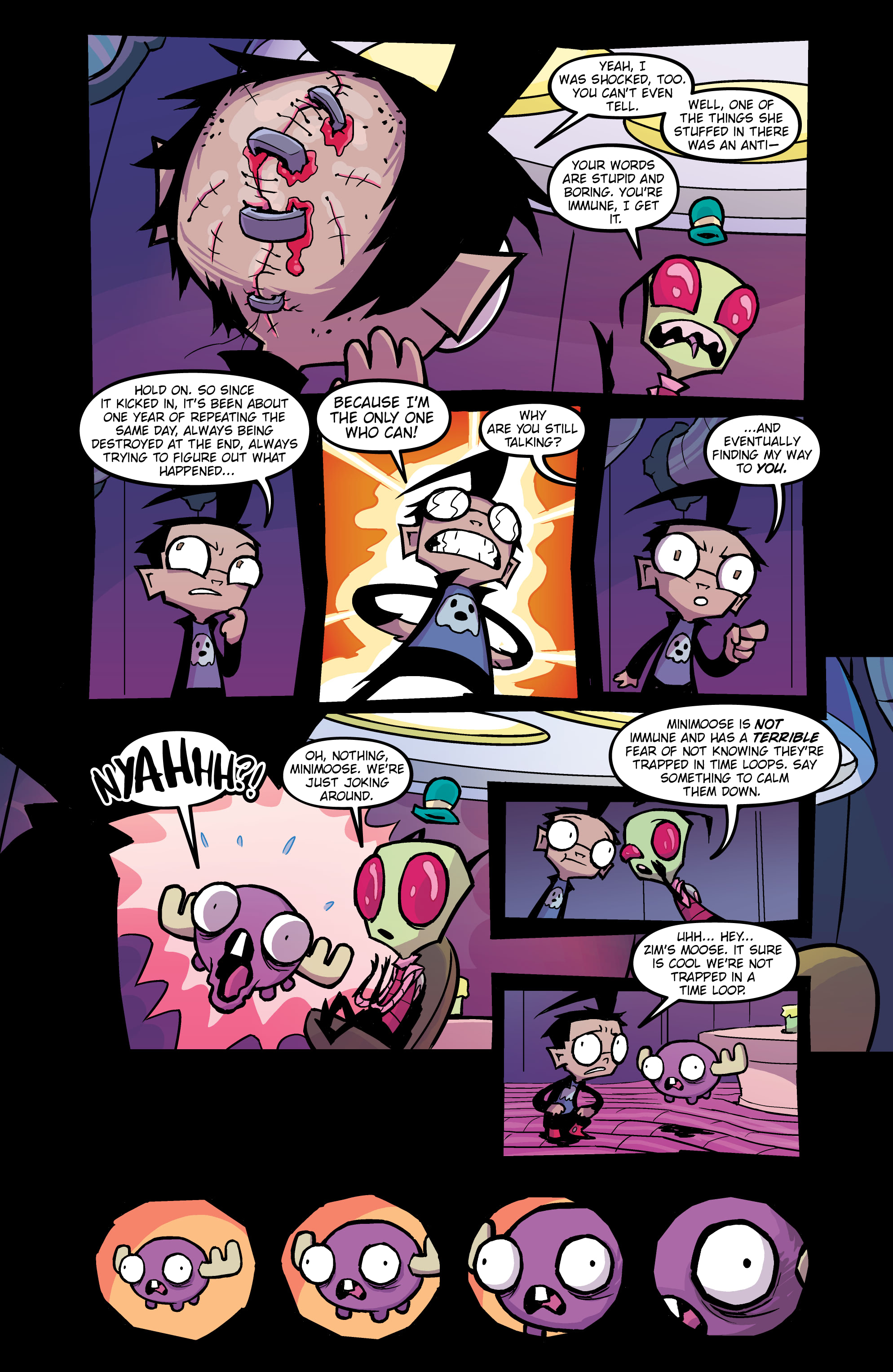 Read online Invader Zim: The Dookie Loop Horror comic -  Issue # Full - 12