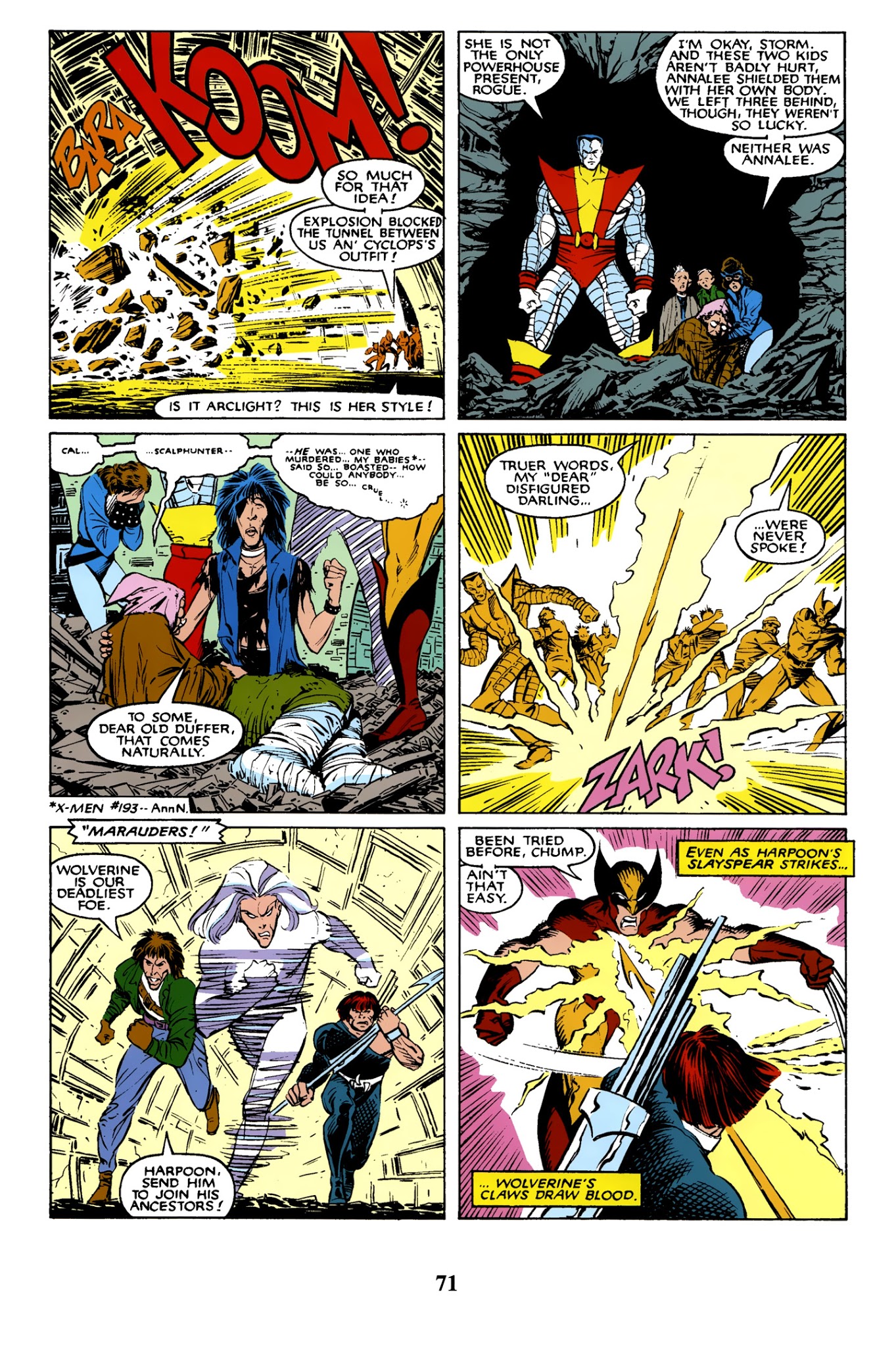 Read online X-Men: Mutant Massacre comic -  Issue # TPB - 71
