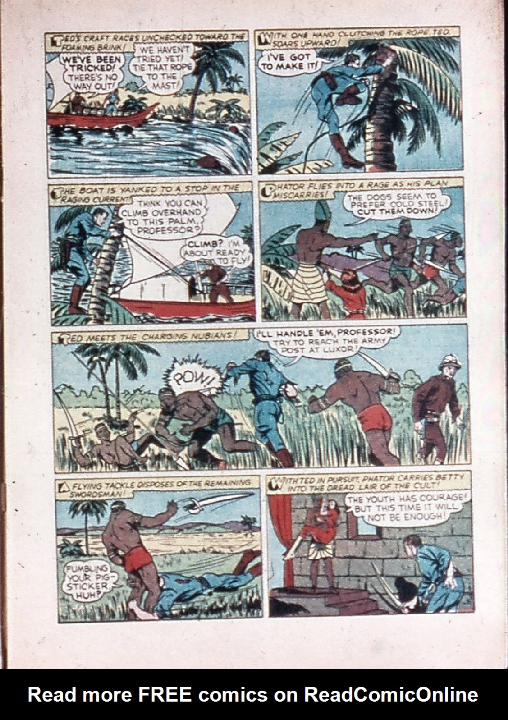 Read online Exciting Comics comic -  Issue #6 - 7