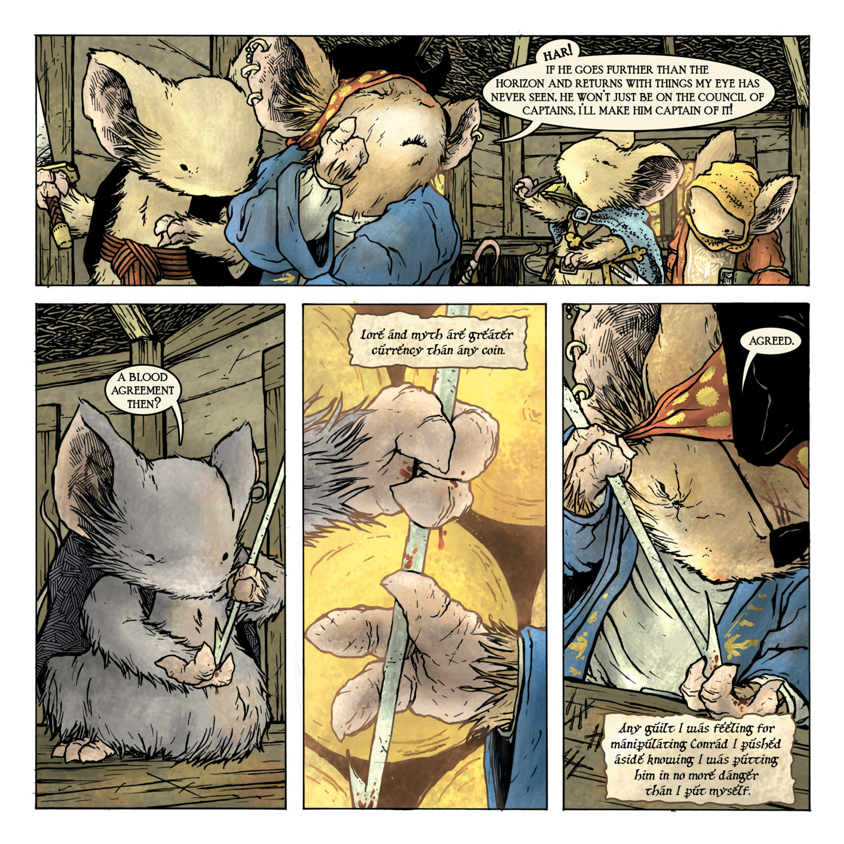 Read online Mouse Guard: The Black Axe comic -  Issue #2 - 9
