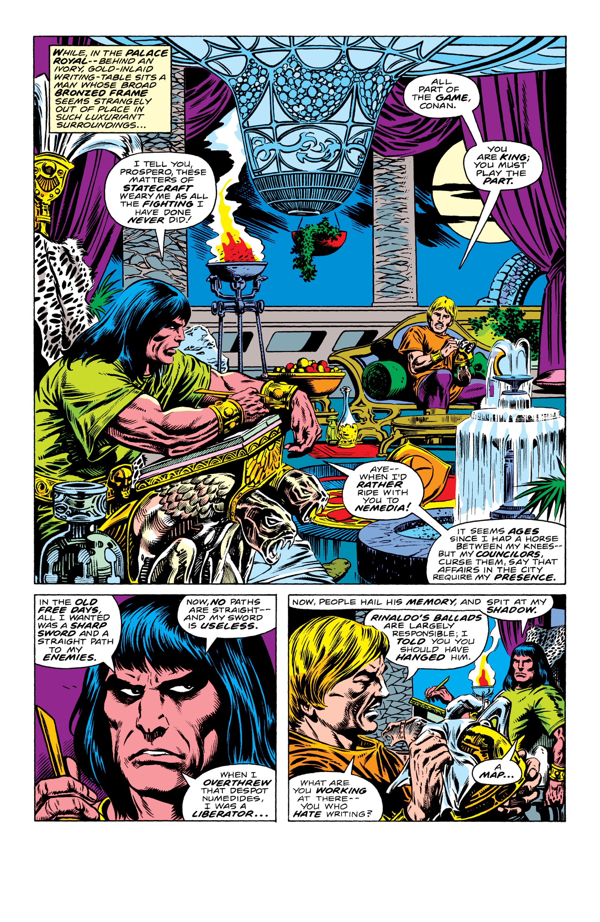 Read online Conan the Barbarian Epic Collection: The Original Marvel Years - Of Once and Future Kings comic -  Issue # TPB (Part 3) - 35