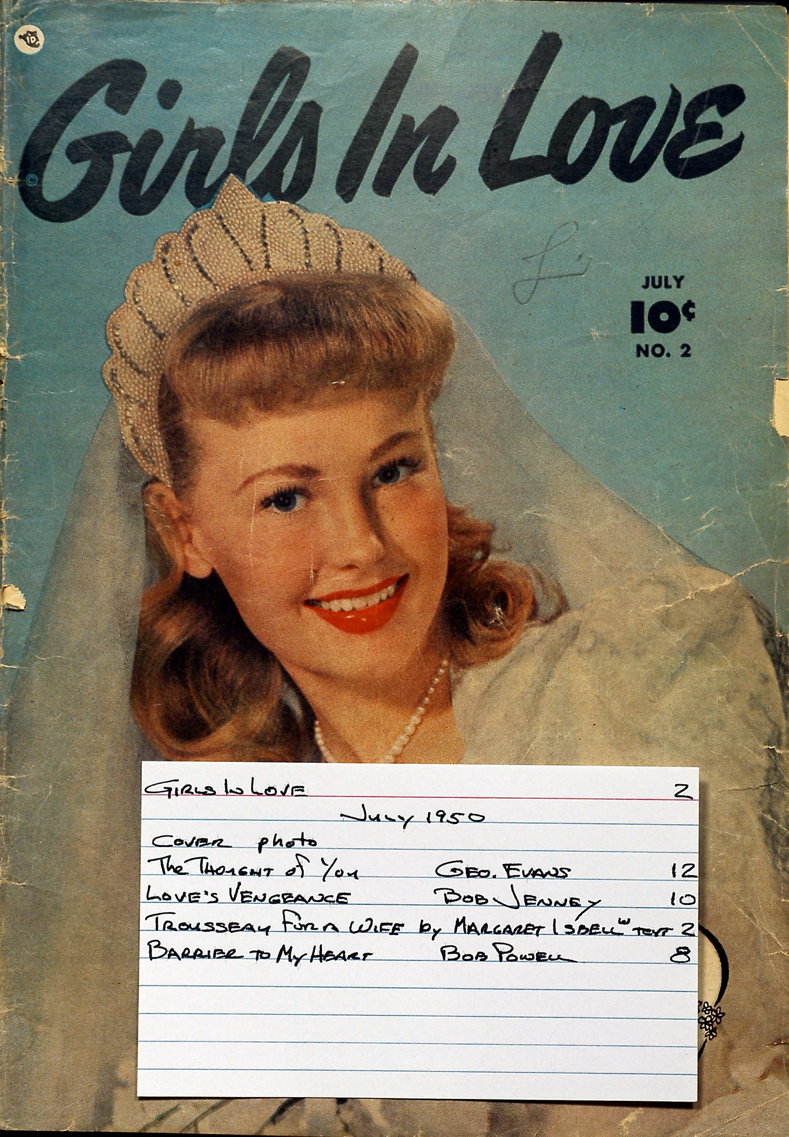 Read online Girls in Love (1950) comic -  Issue #2 - 37