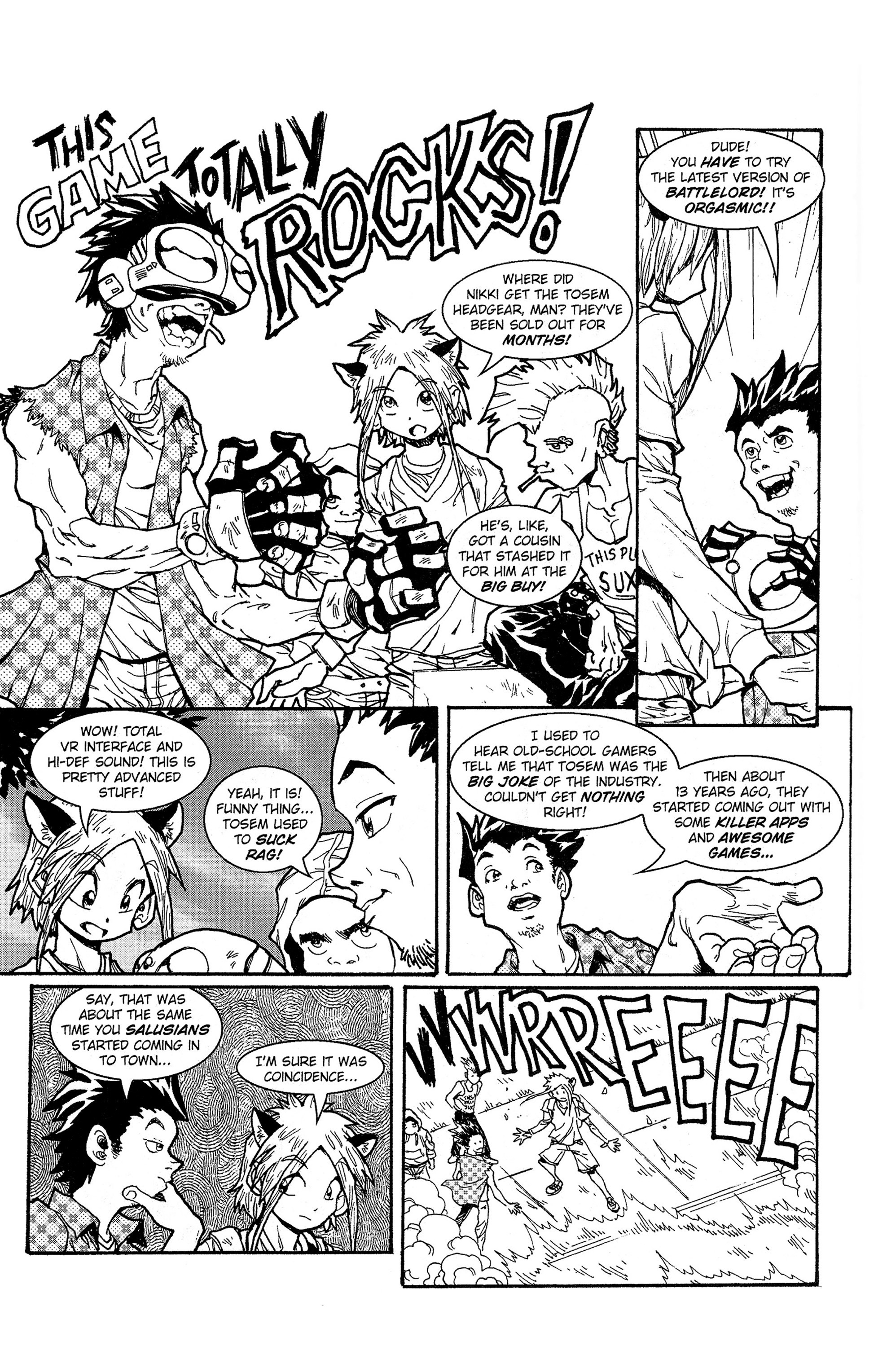 Read online Ninjas vs. Aliens comic -  Issue #1 - 16
