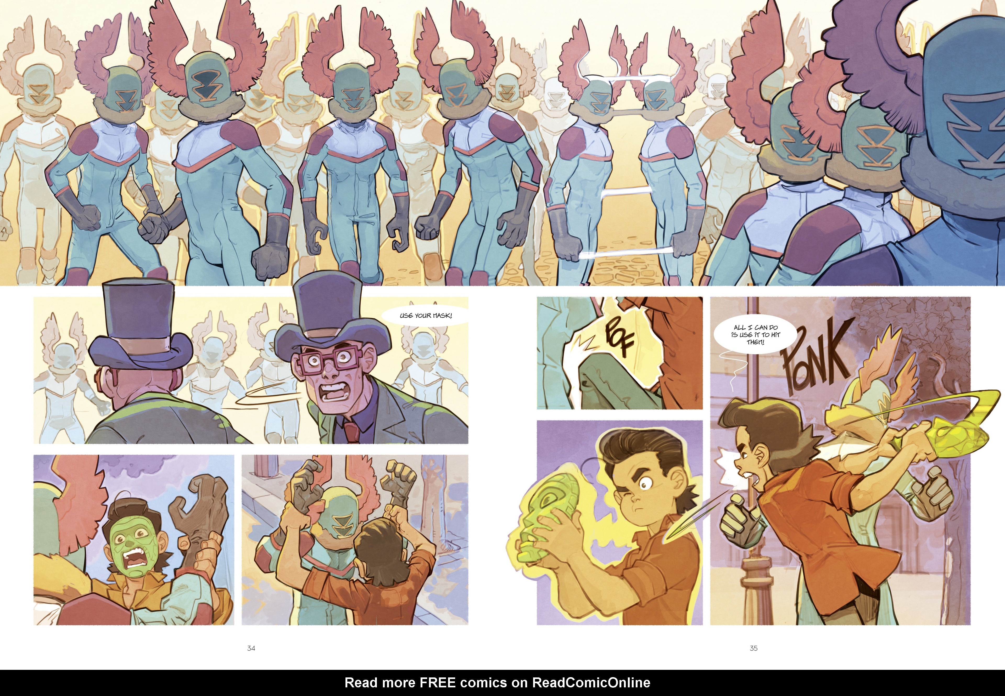 Read online Masks comic -  Issue #2 - 33