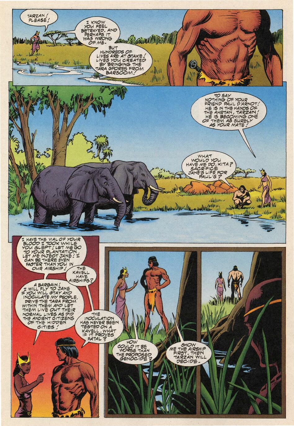 Read online Tarzan (1996) comic -  Issue #4 - 22