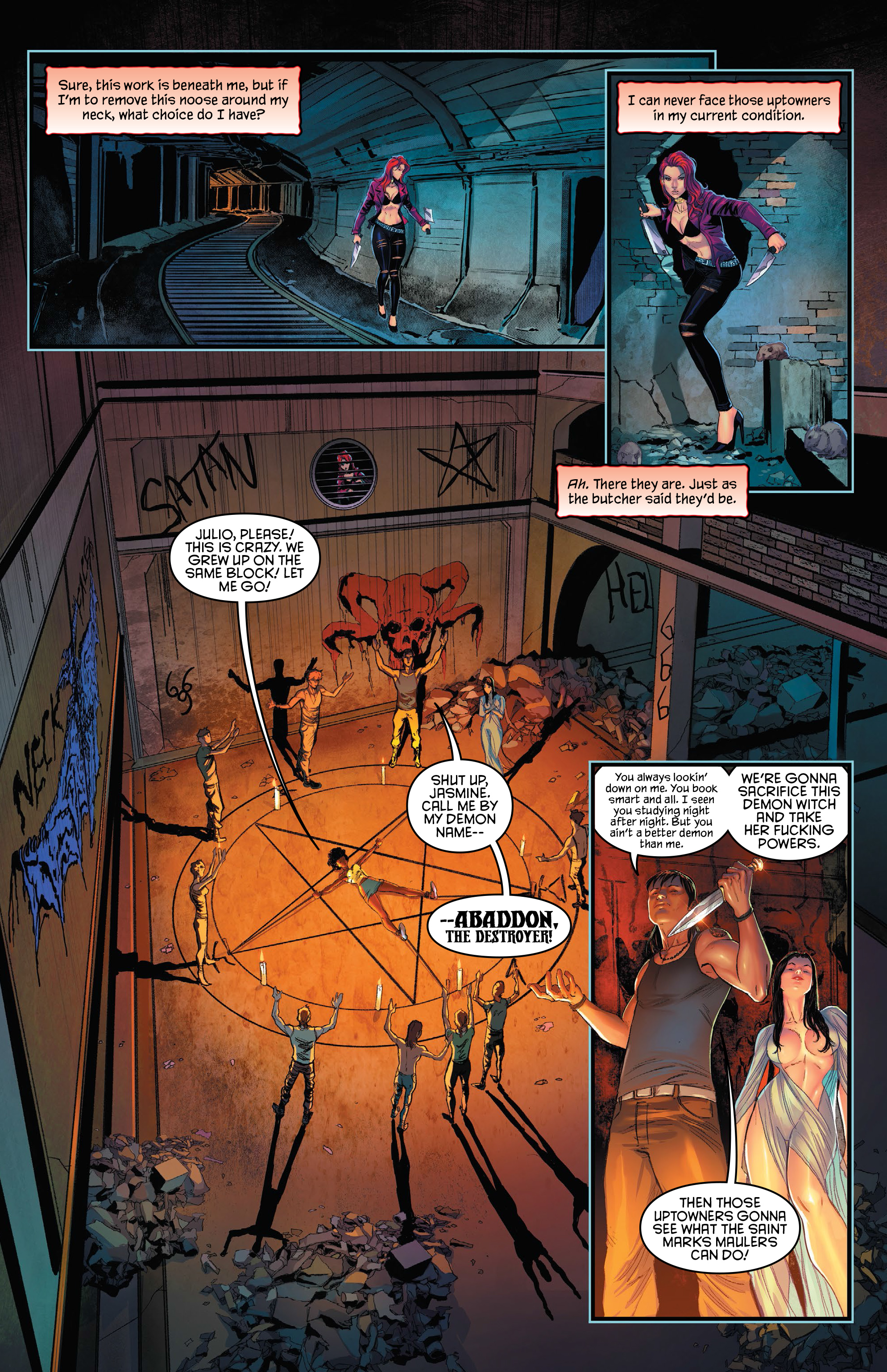 Read online Lady Satanus: Sinister Urge comic -  Issue # TPB - 10