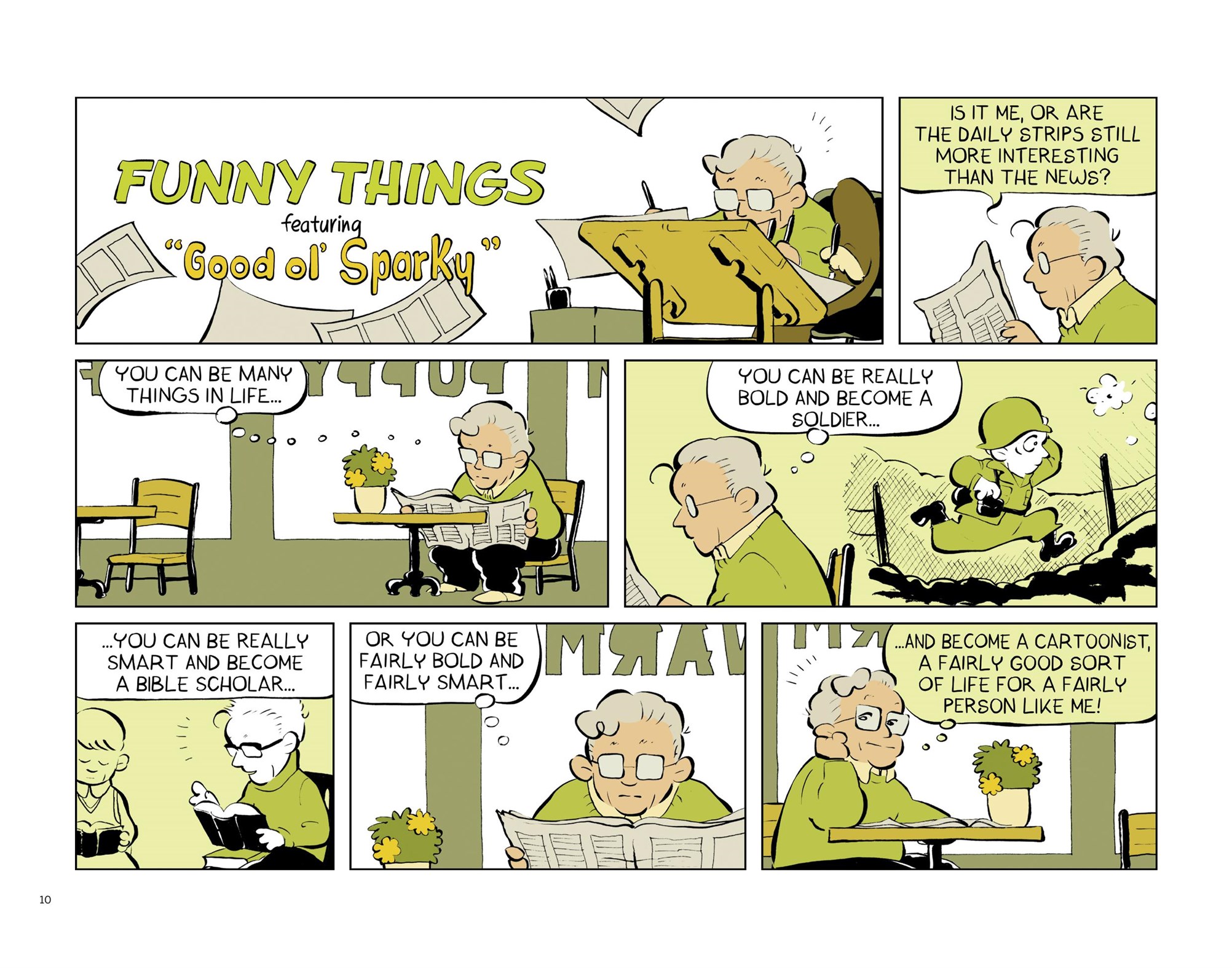 Read online Funny Things: A Comic Strip Biography of Charles M. Schulz comic -  Issue # TPB (Part 1) - 13