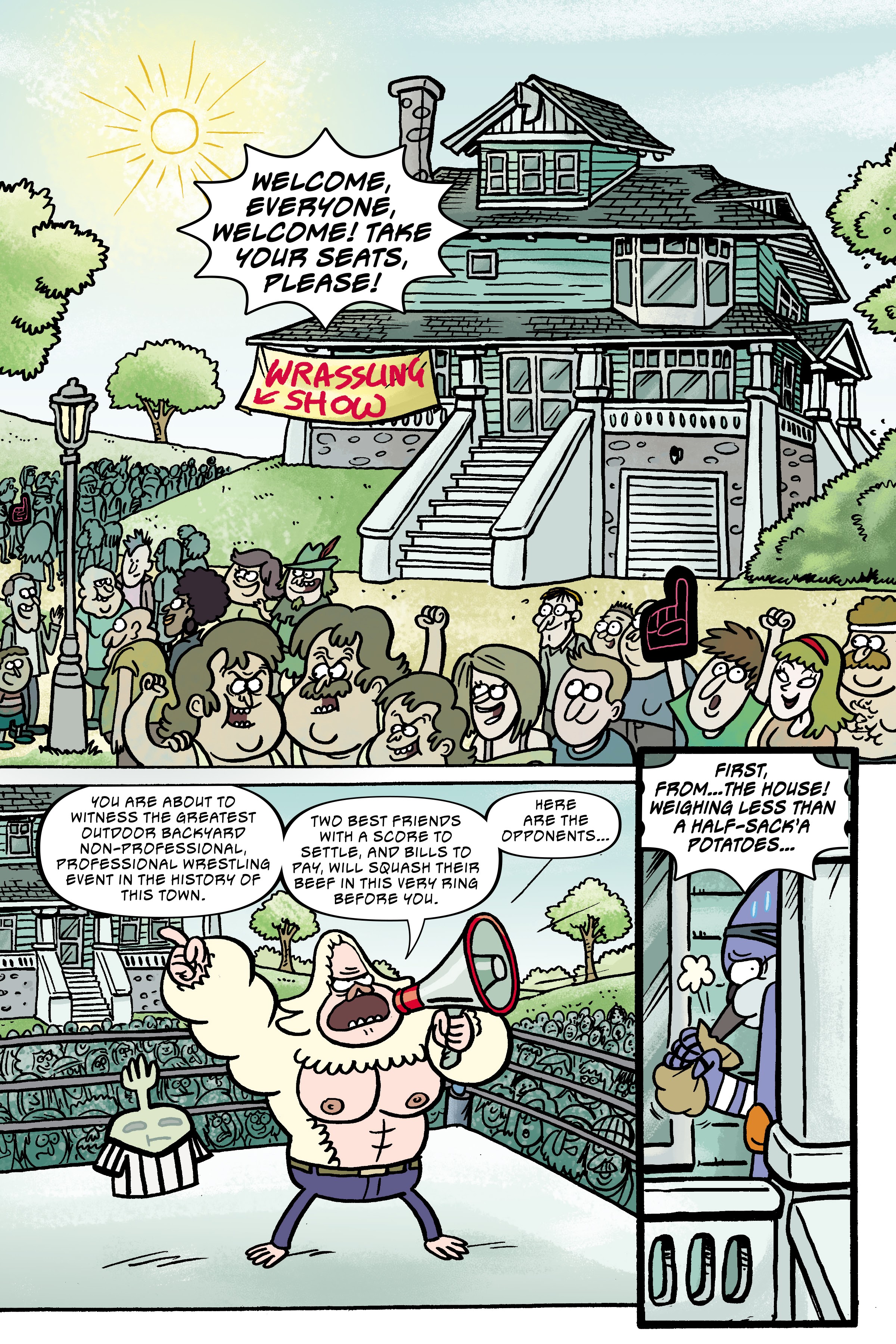 Read online Regular Show: Wrasslesplosion comic -  Issue # TPB - 21
