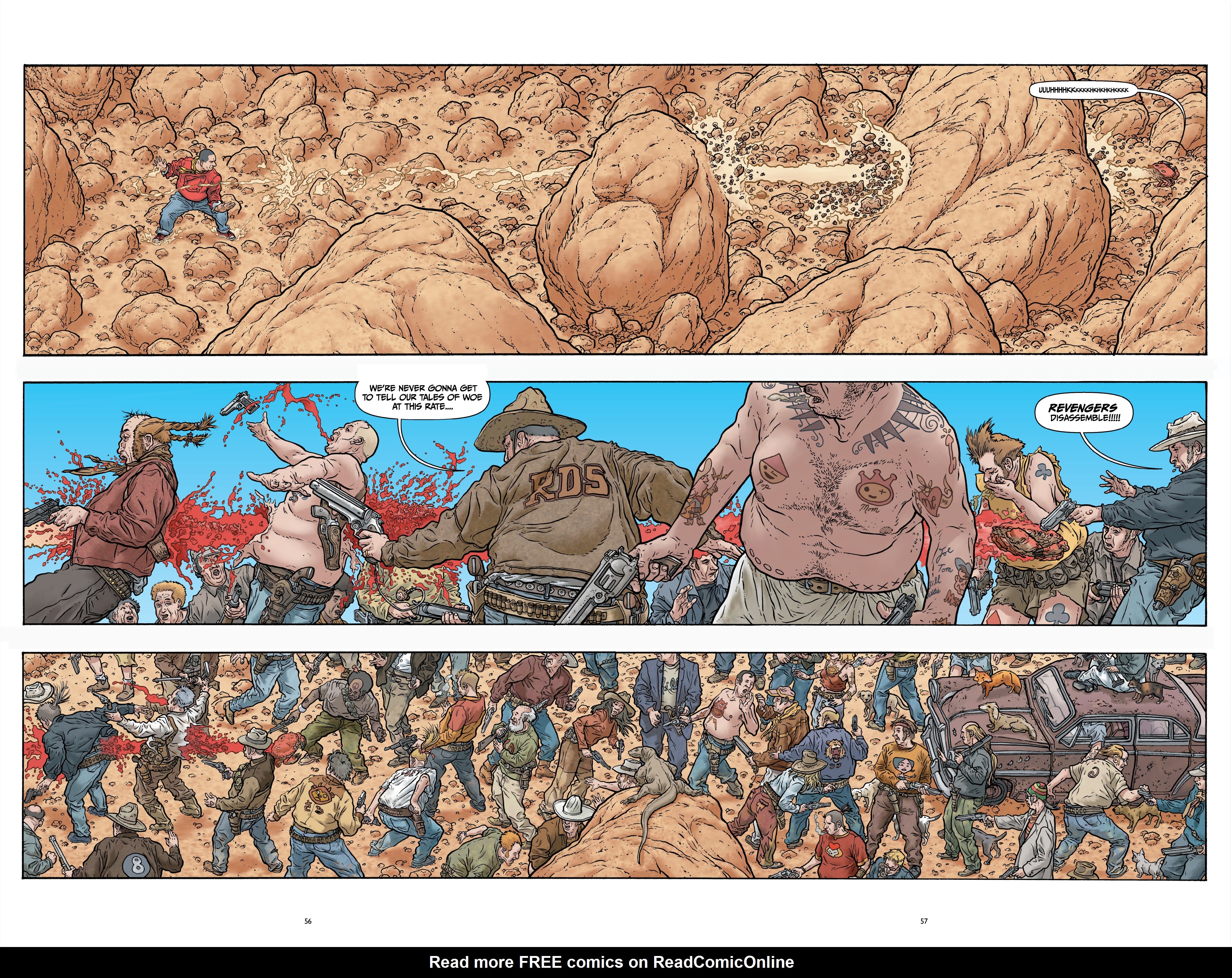 Read online Shaolin Cowboy comic -  Issue # _Start Trek (Part 1) - 44
