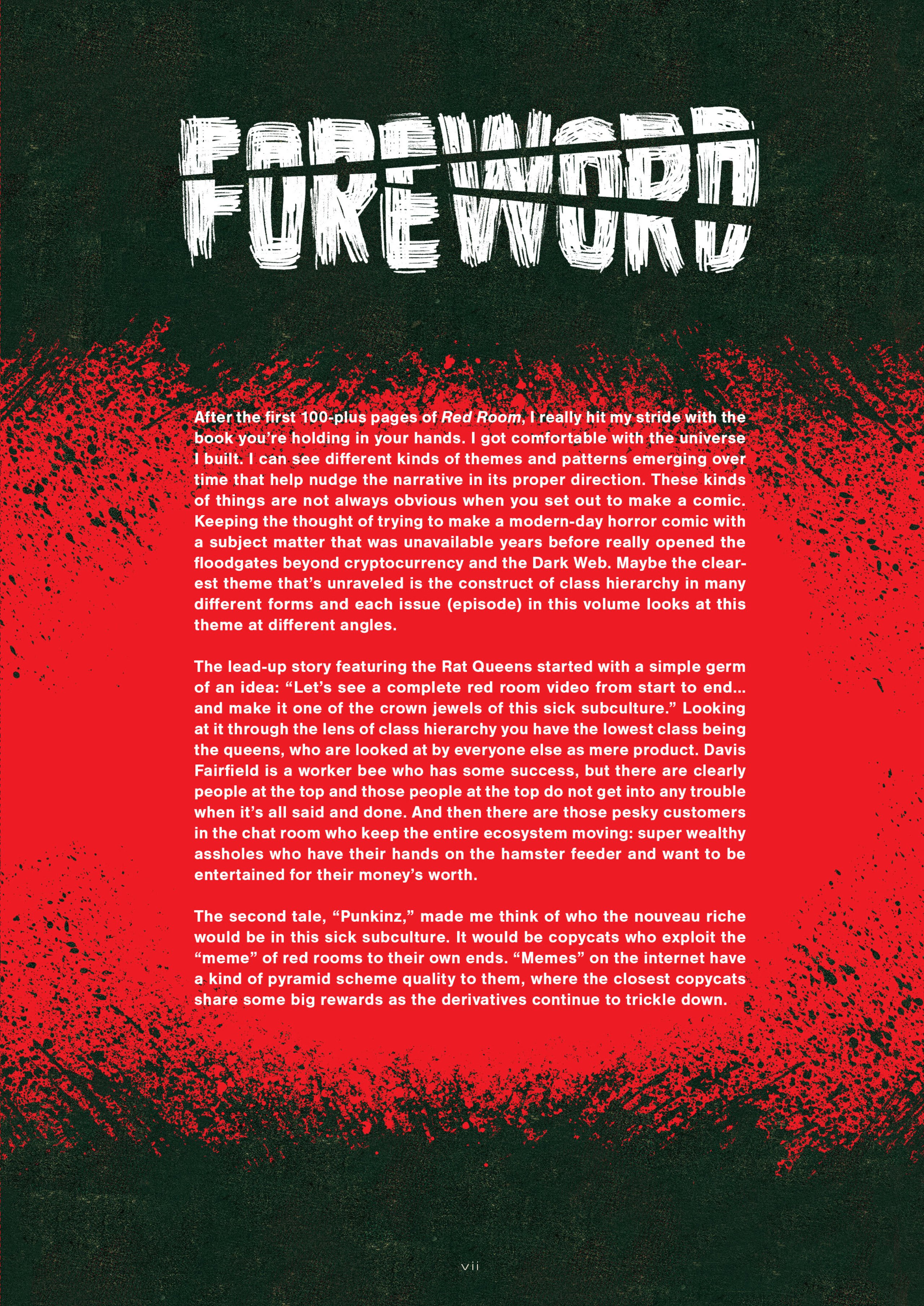 Read online Red Room: Trigger Warnings comic -  Issue # TPB - 7