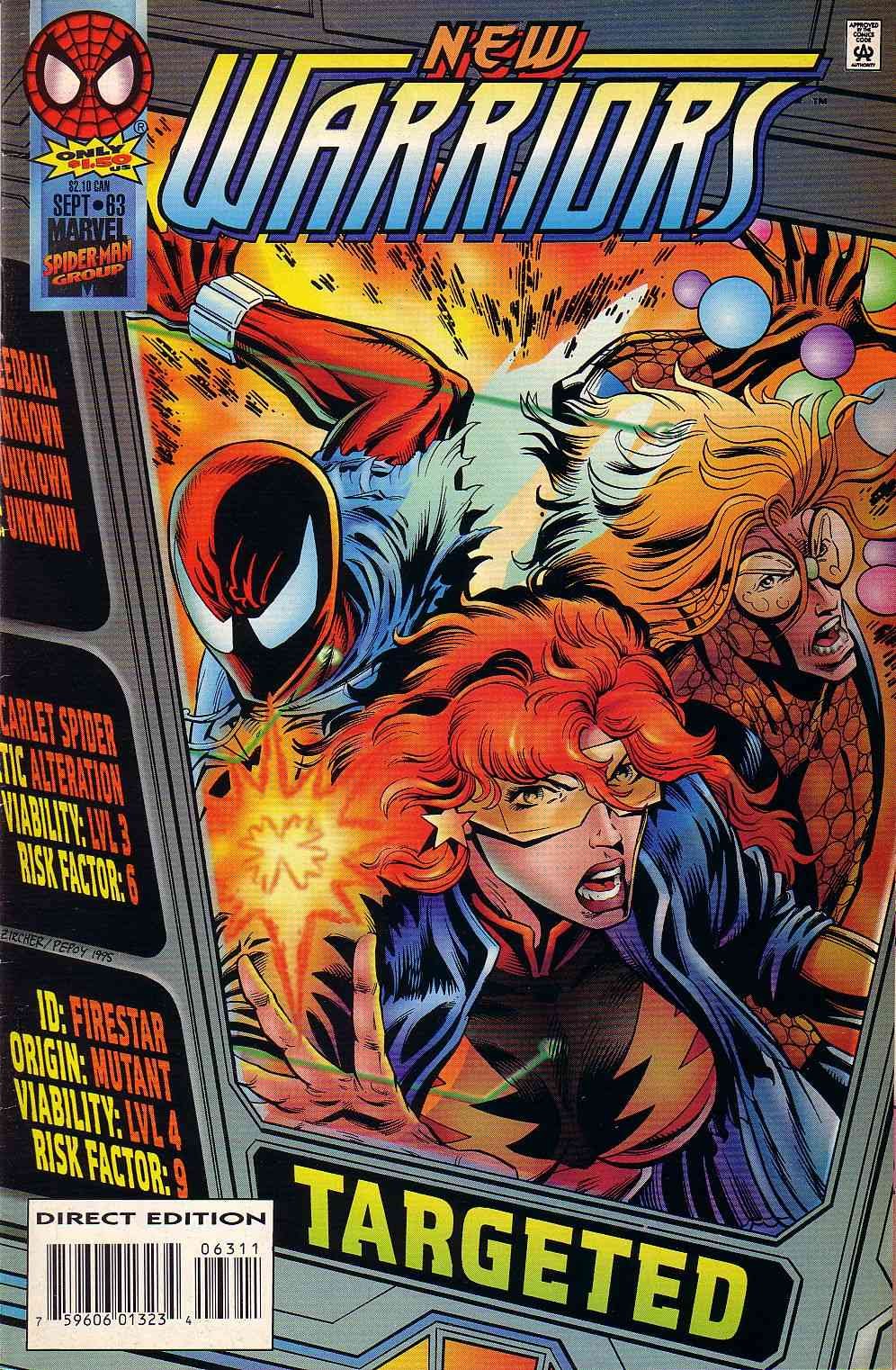 Read online The New Warriors comic -  Issue #63 - 1