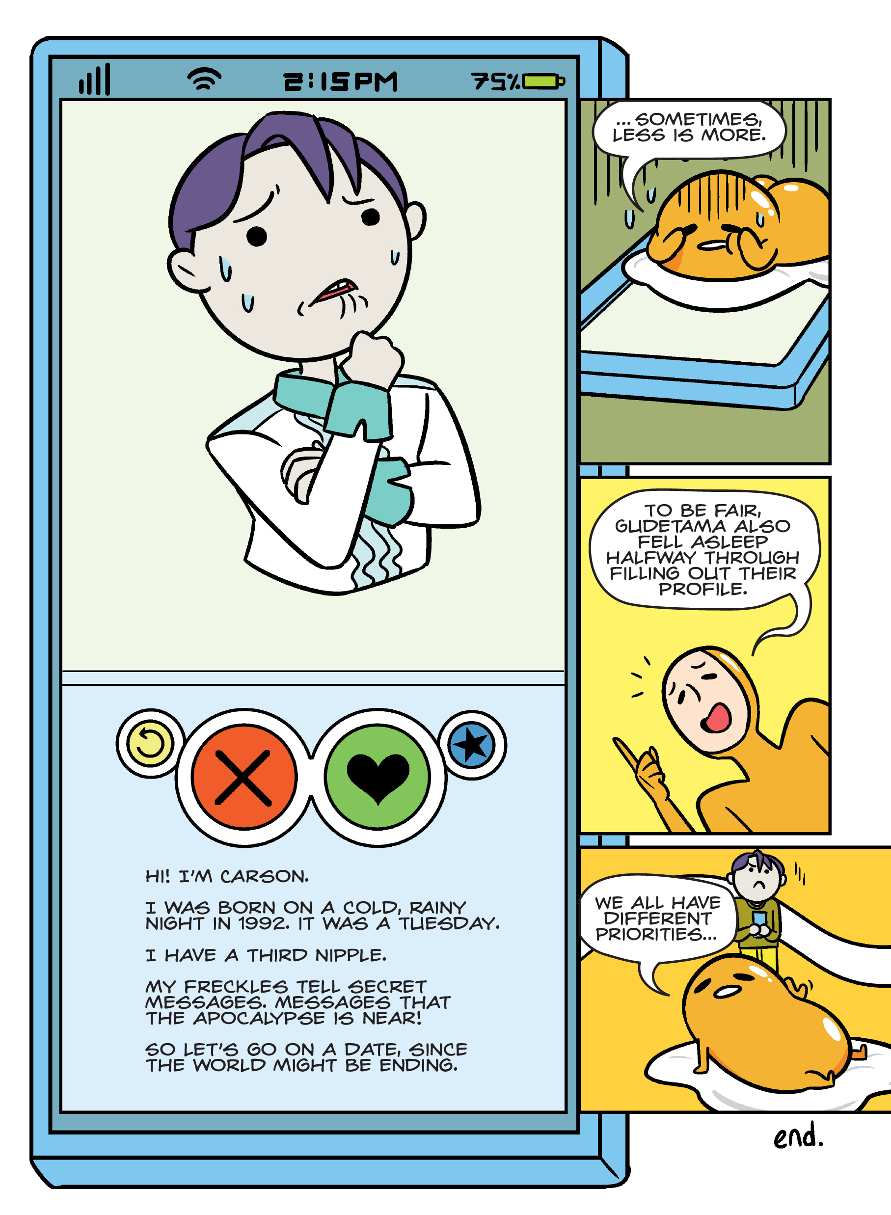 Read online Gudetama comic -  Issue # Love for the Lazy - 13