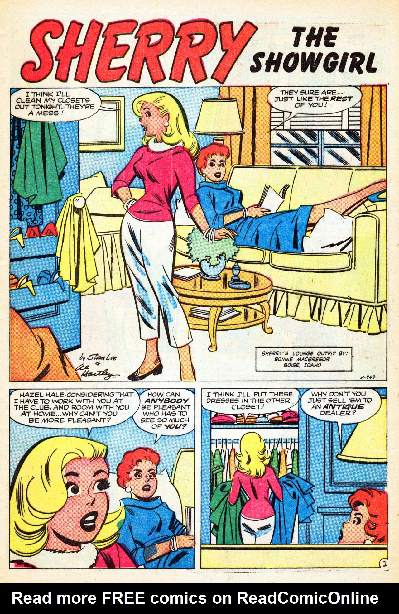 Read online Sherry the Showgirl (1957) comic -  Issue #7 - 29
