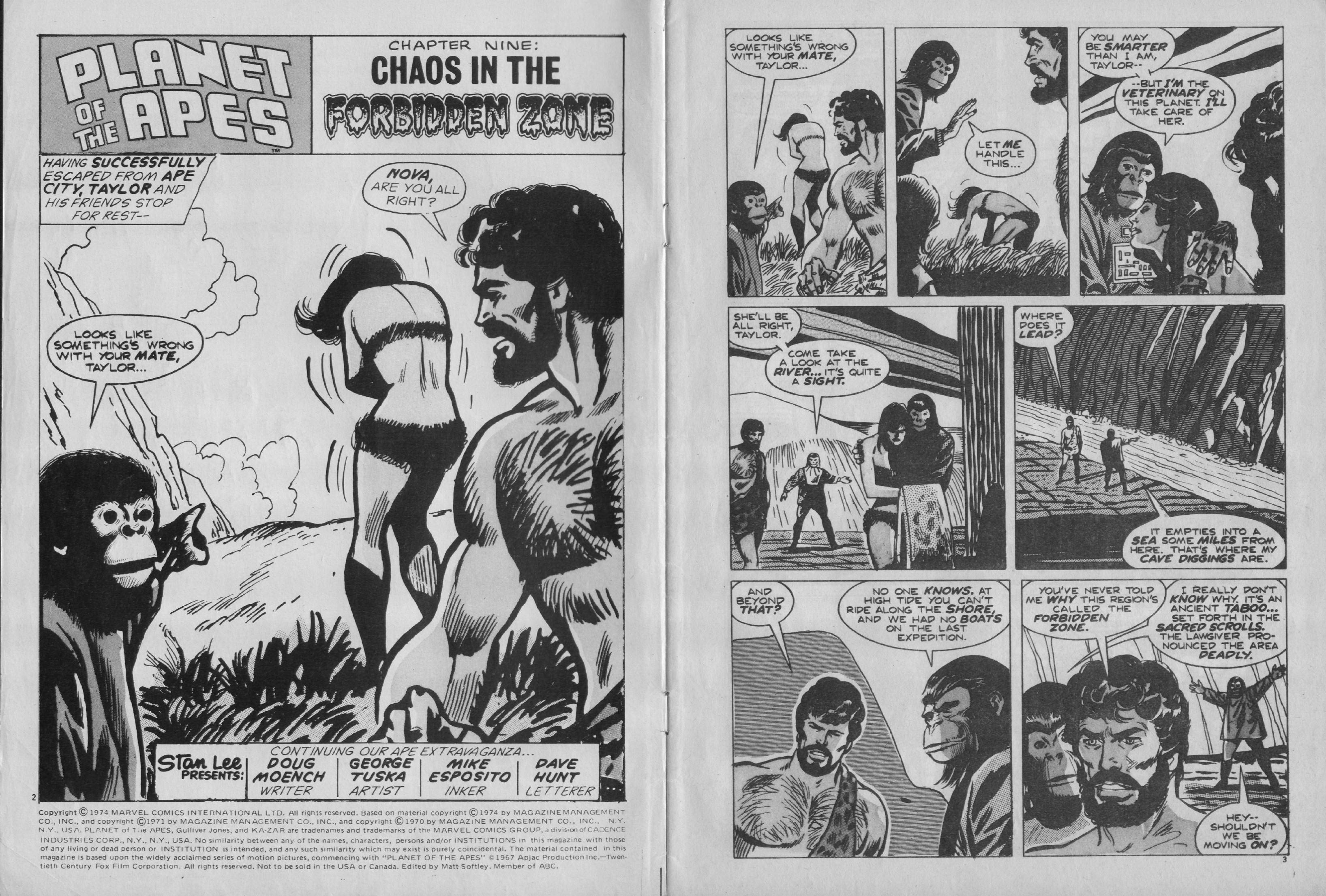Read online Planet of the Apes (1974) comic -  Issue #9 - 2