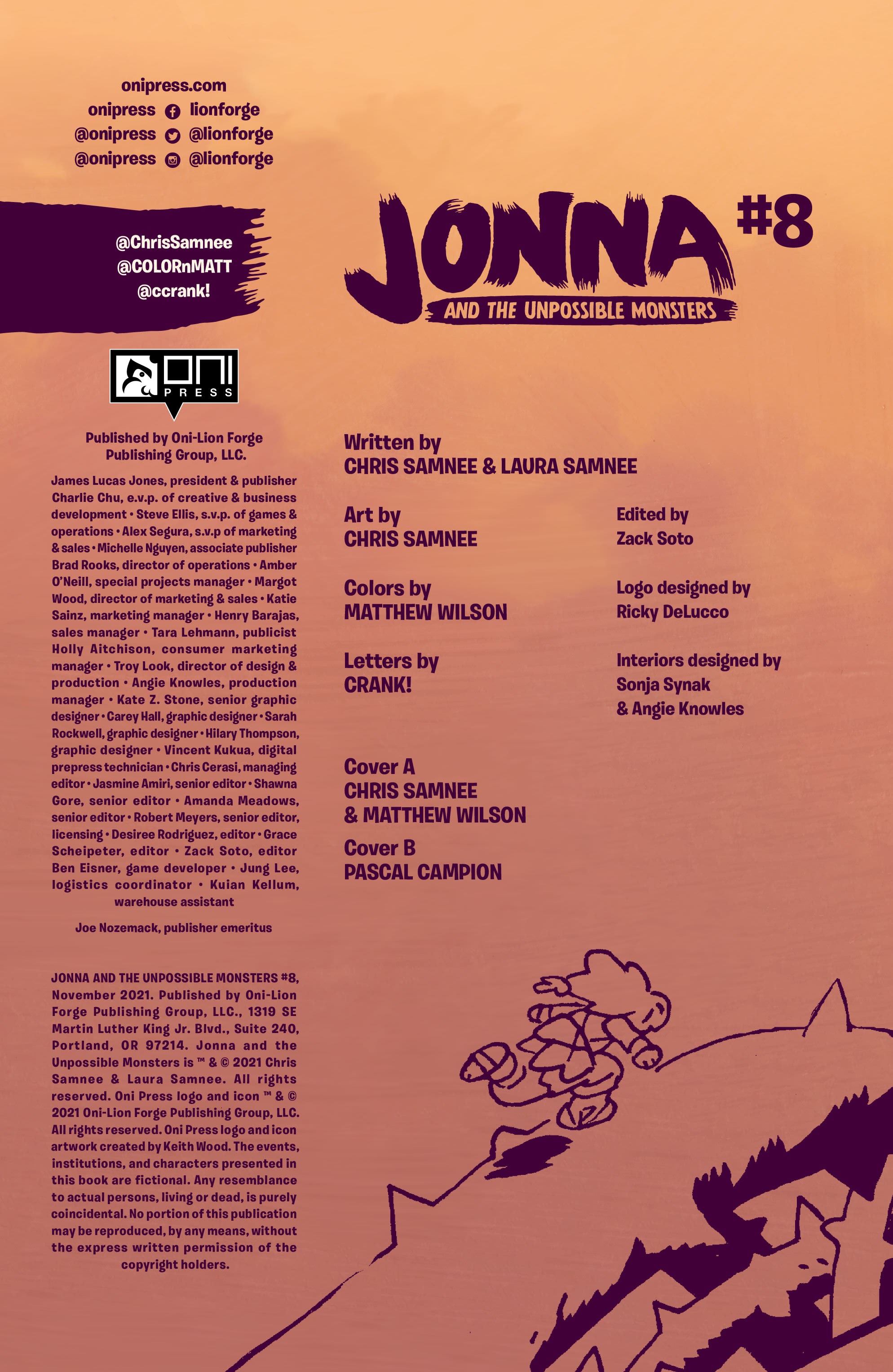 Read online Jonna and the Unpossible Monsters comic -  Issue #8 - 2