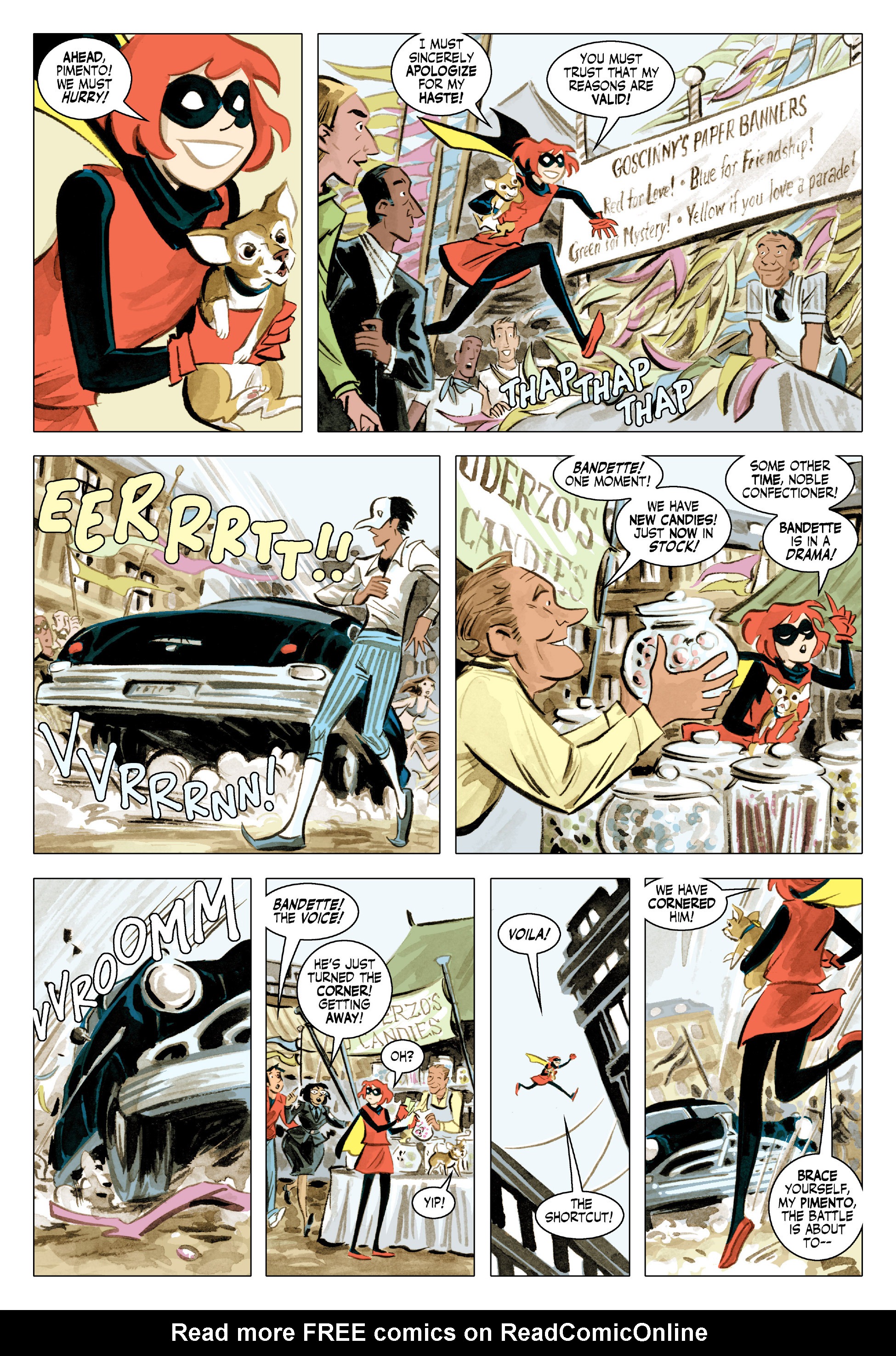 Read online Bandette (2012) comic -  Issue #13 - 18
