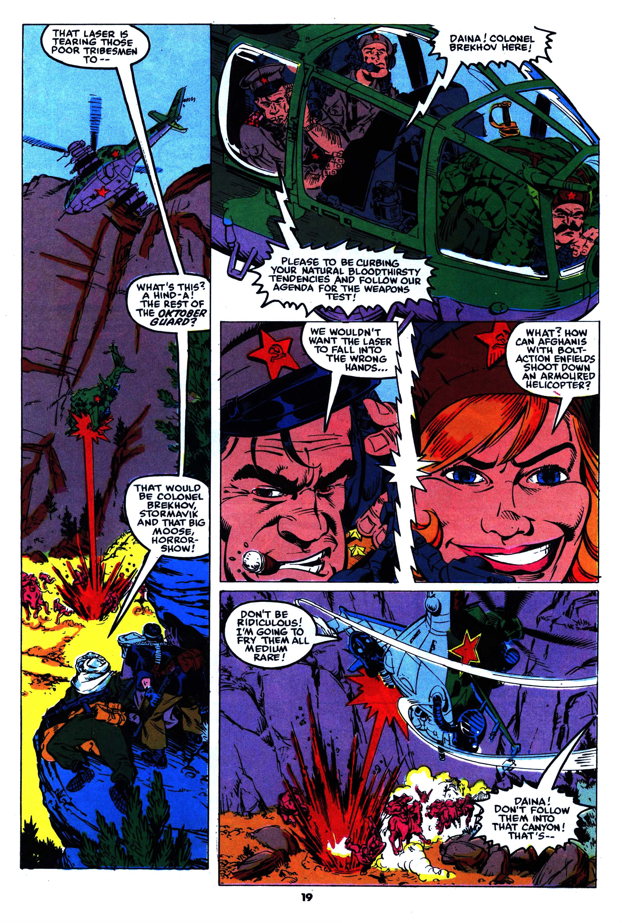 Read online Action Force comic -  Issue #30 - 19