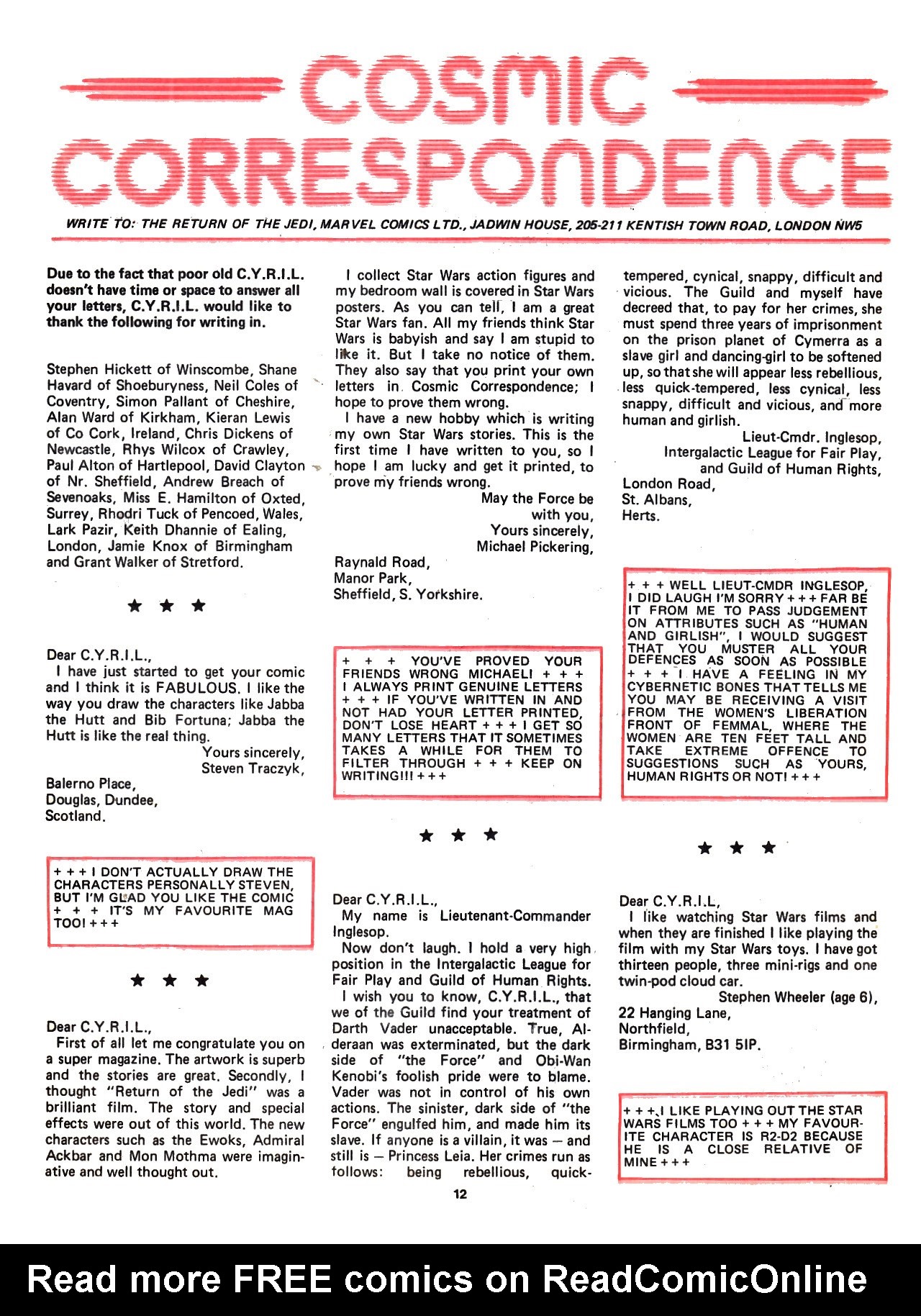 Read online Return of the Jedi comic -  Issue #24 - 12