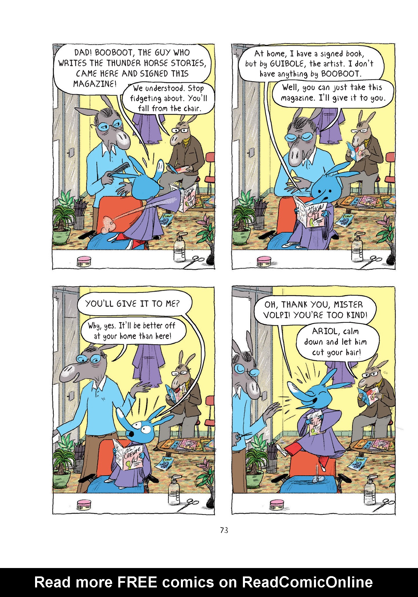 Read online Ariol comic -  Issue # TPB 7 - 75