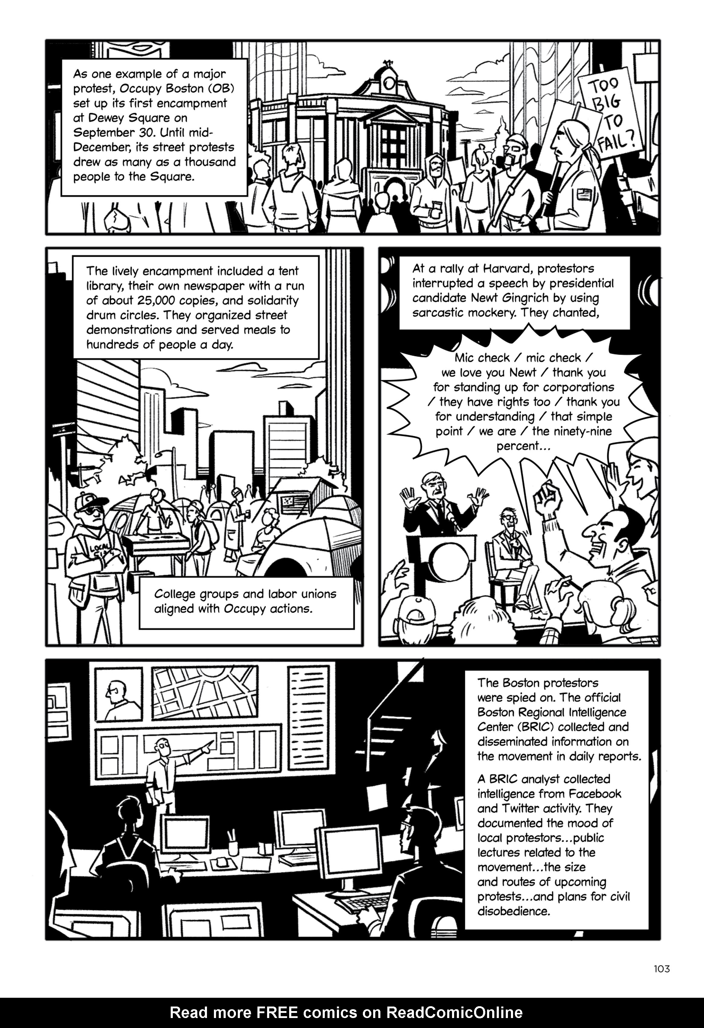 Read online The Machine Never Blinks: A Graphic History of Spying and Surveillance comic -  Issue # TPB - 113