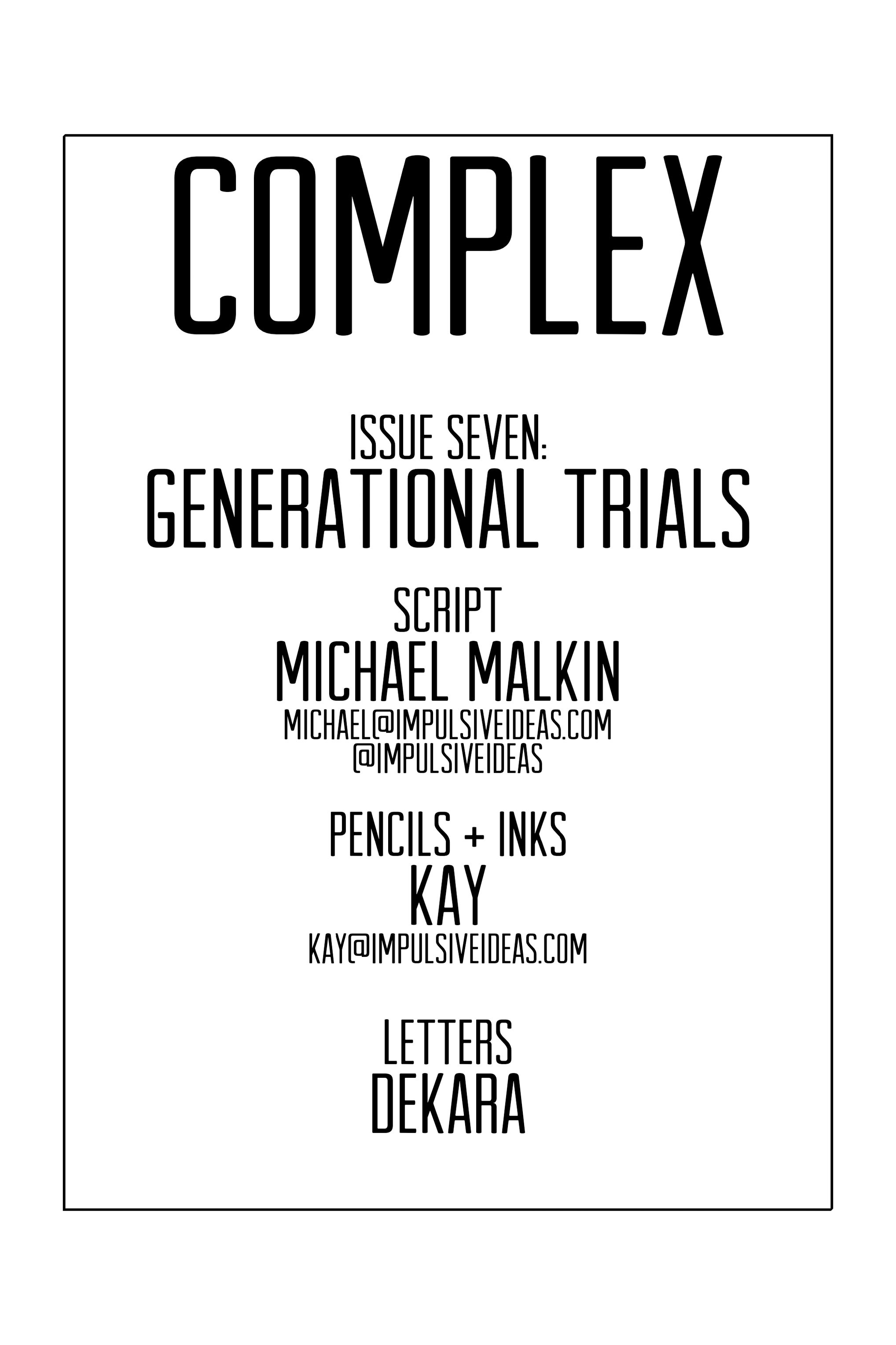 Read online Complex comic -  Issue #7 - 8