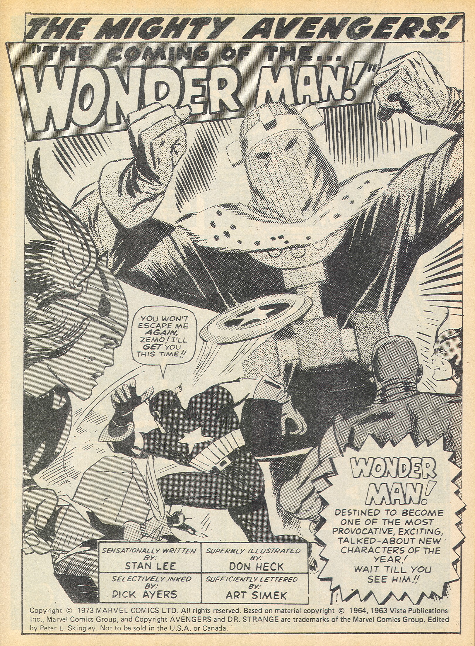 Read online The Avengers (1973) comic -  Issue #6 - 3