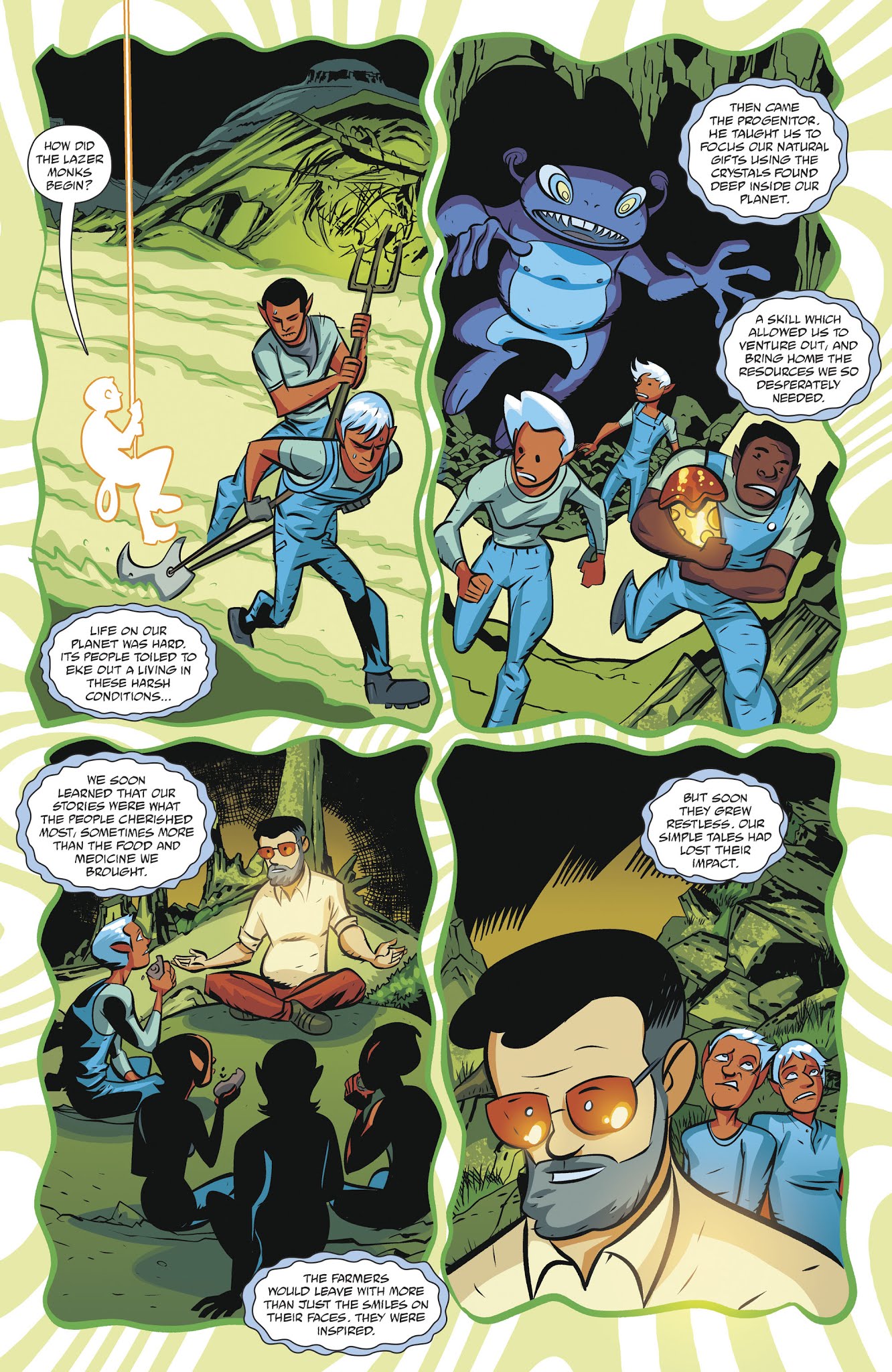 Read online Cave Carson Has An Intersteller Eye comic -  Issue #3 - 4