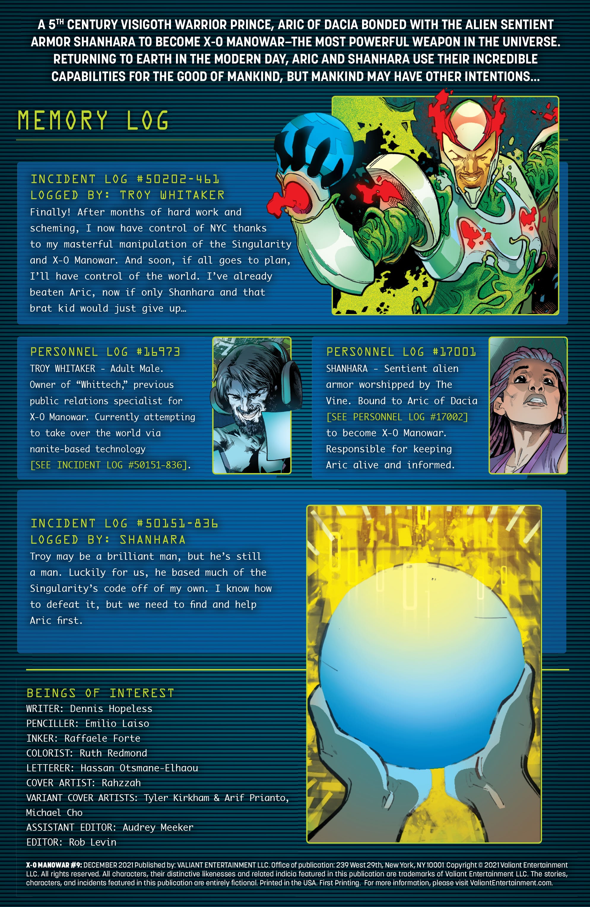 Read online X-O Manowar (2020) comic -  Issue #9 - 2