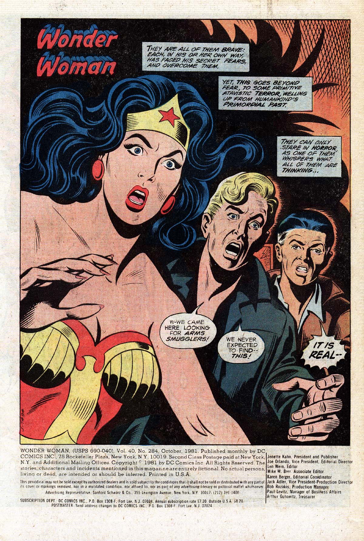 Read online Wonder Woman (1942) comic -  Issue #284 - 2