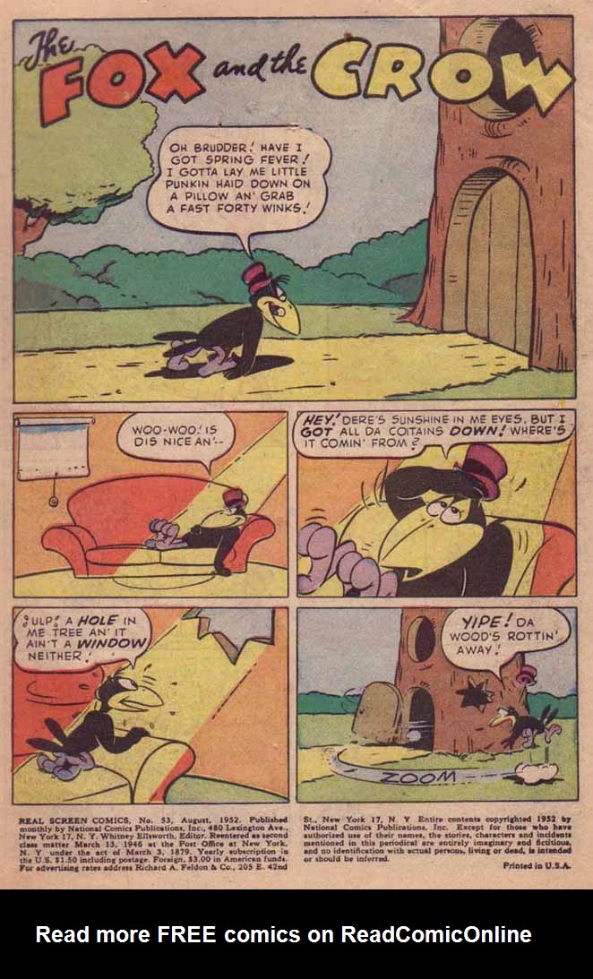 Read online Real Screen Comics comic -  Issue #53 - 3