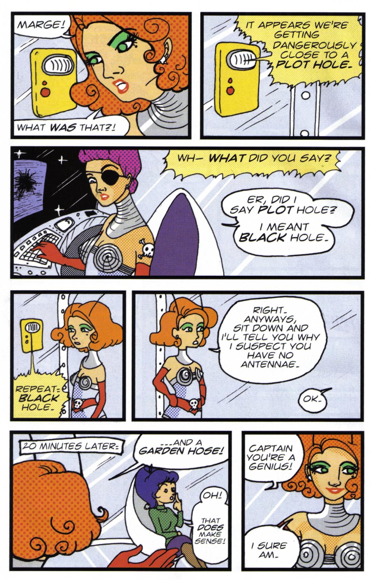 Read online I Was Kidnapped By Lesbian Pirates From Outer Space comic -  Issue #1 - 22