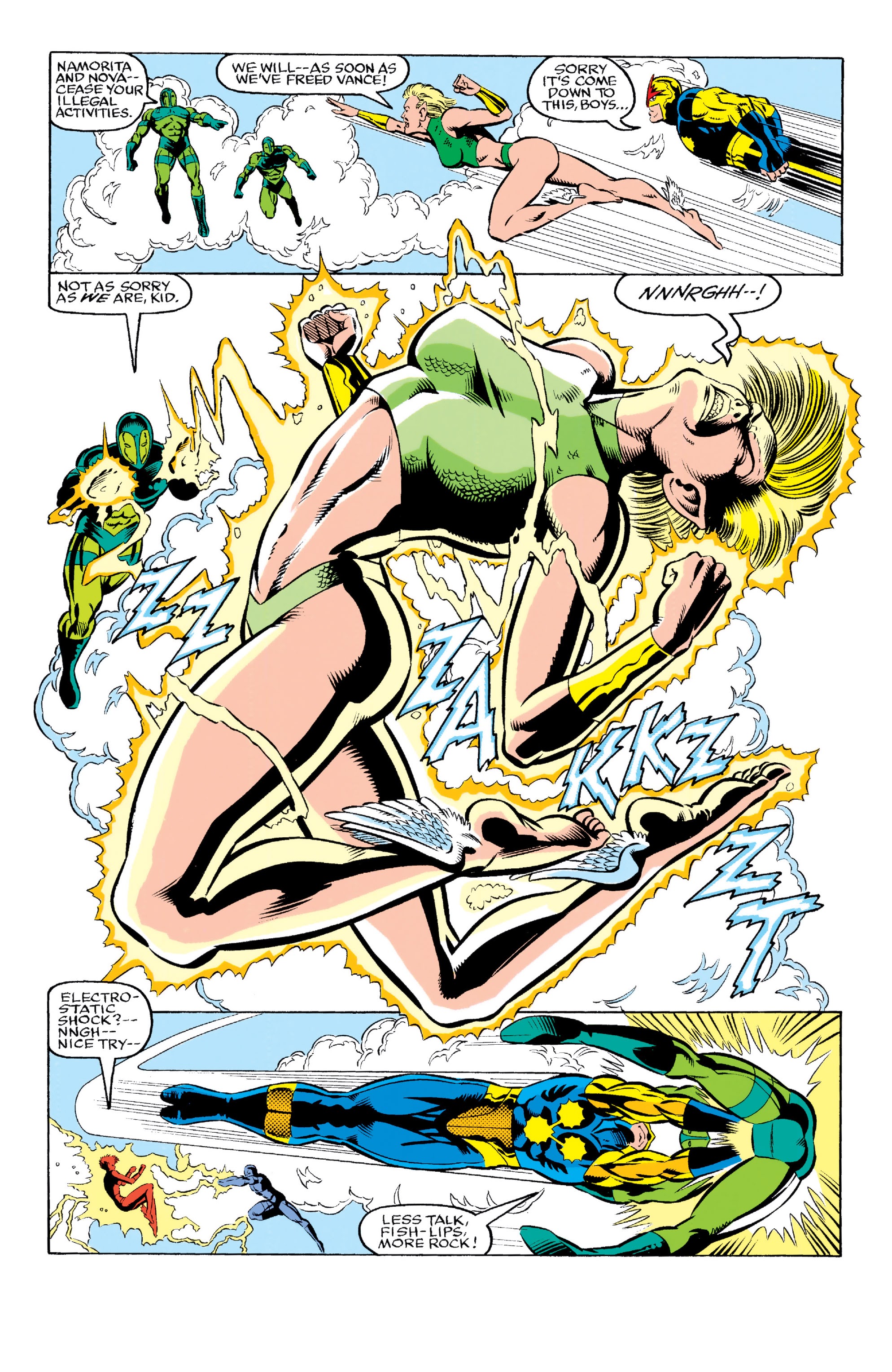 Read online The New Warriors comic -  Issue #26 - 16