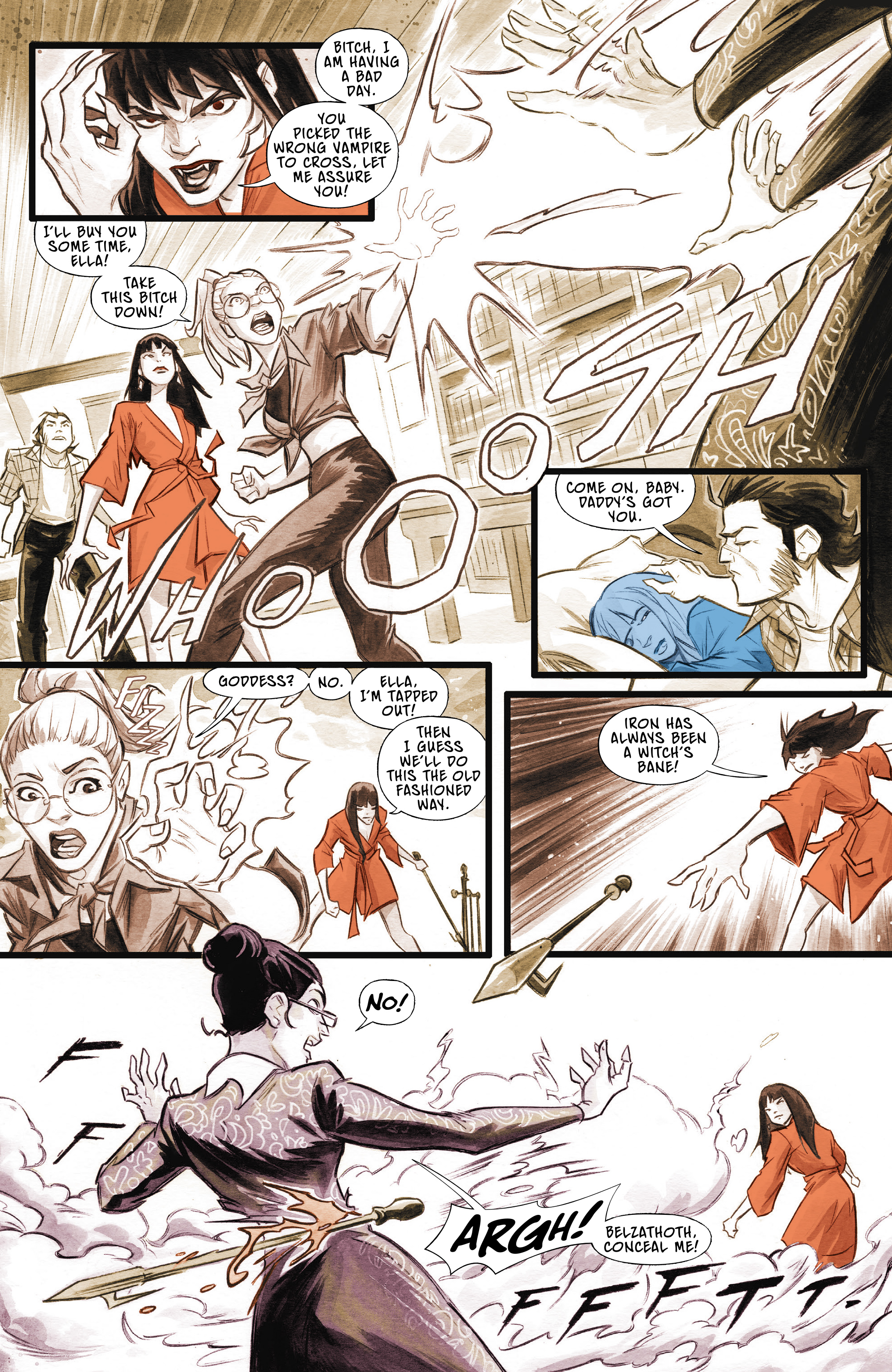 Read online Vampirella: Dead Flowers comic -  Issue #3 - 10