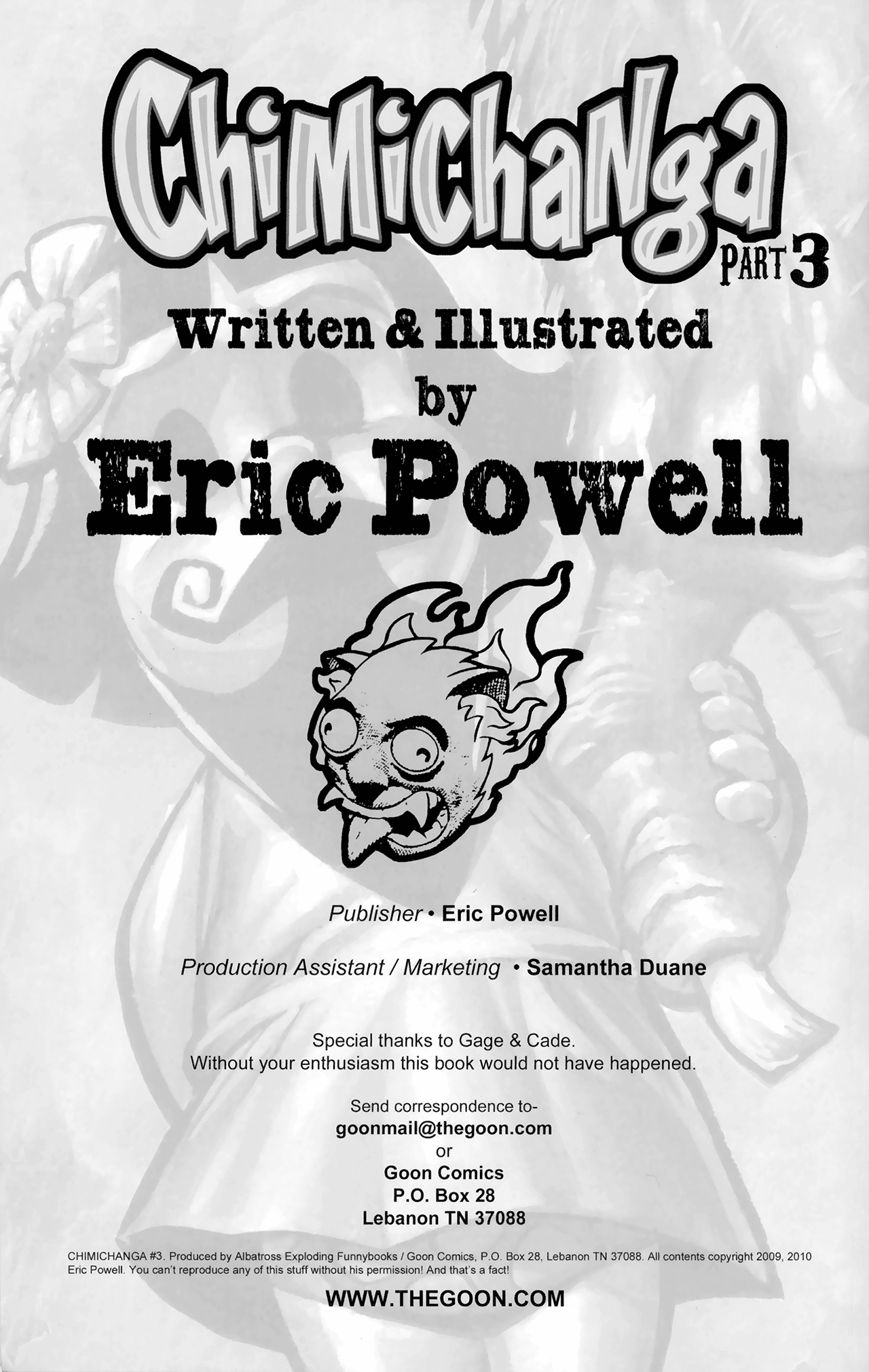 Read online Chimichanga comic -  Issue #3 - 2