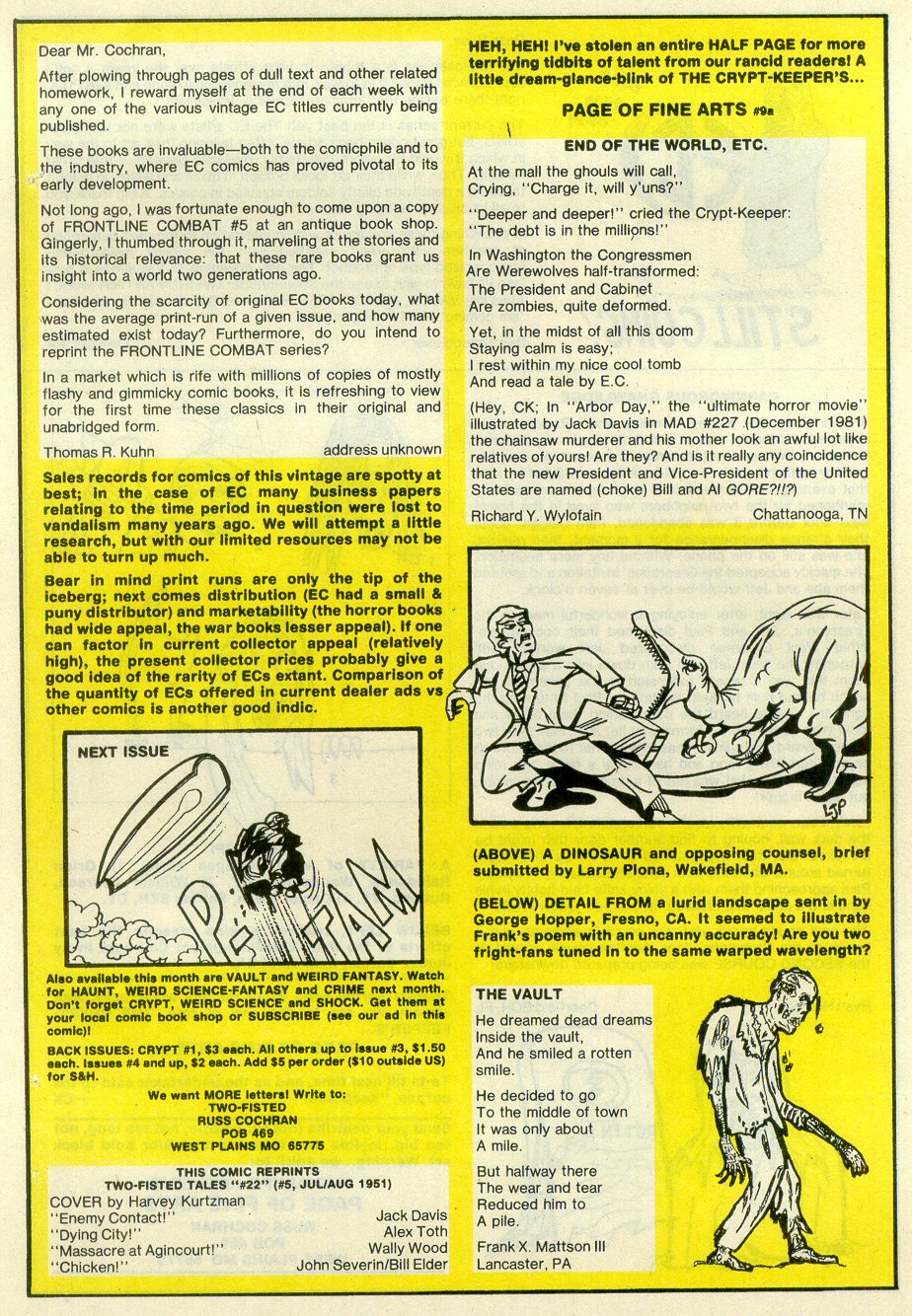 Read online Two-Fisted Tales comic -  Issue #22 - 19