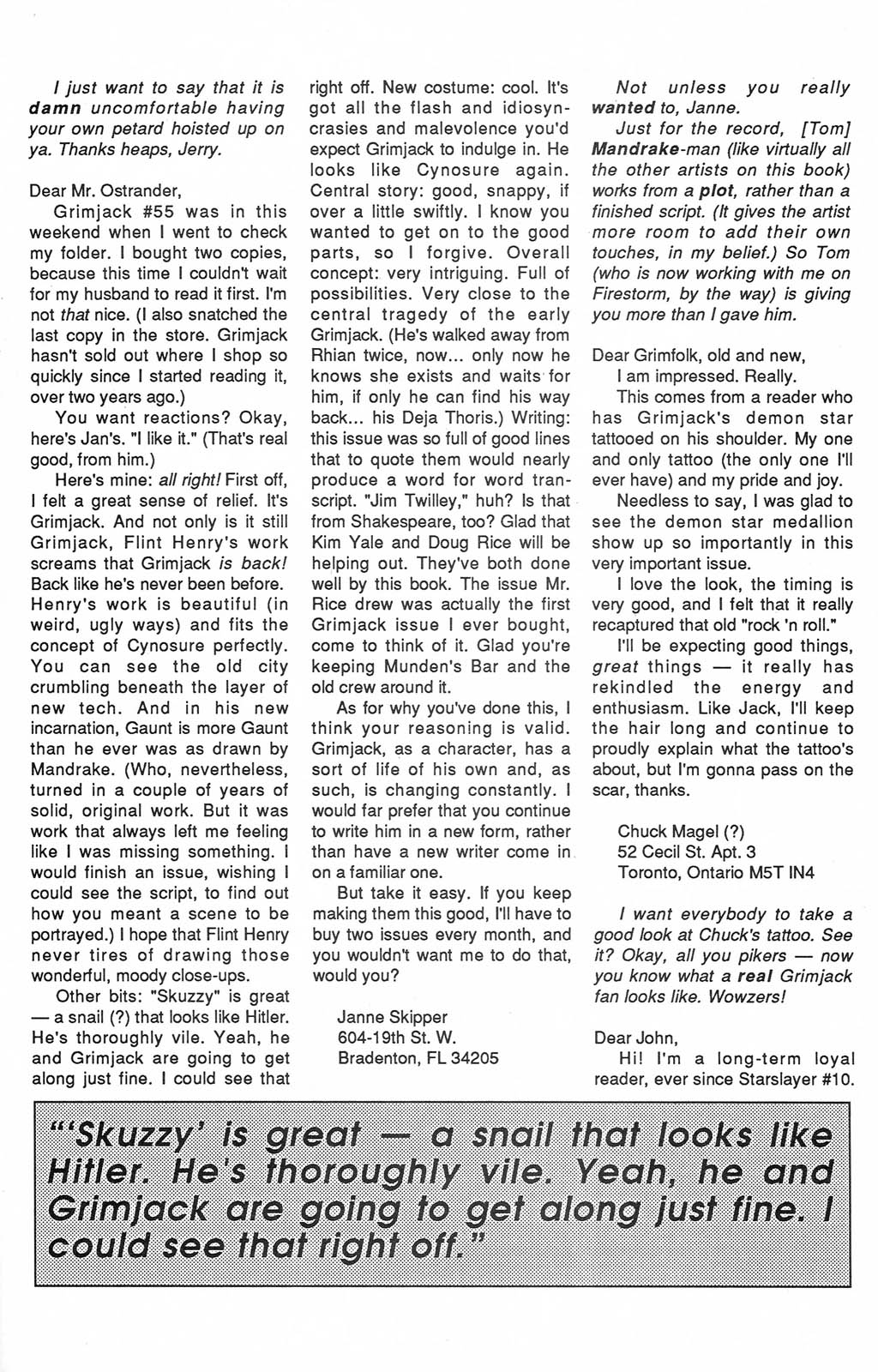 Read online Grimjack comic -  Issue #60 - 31