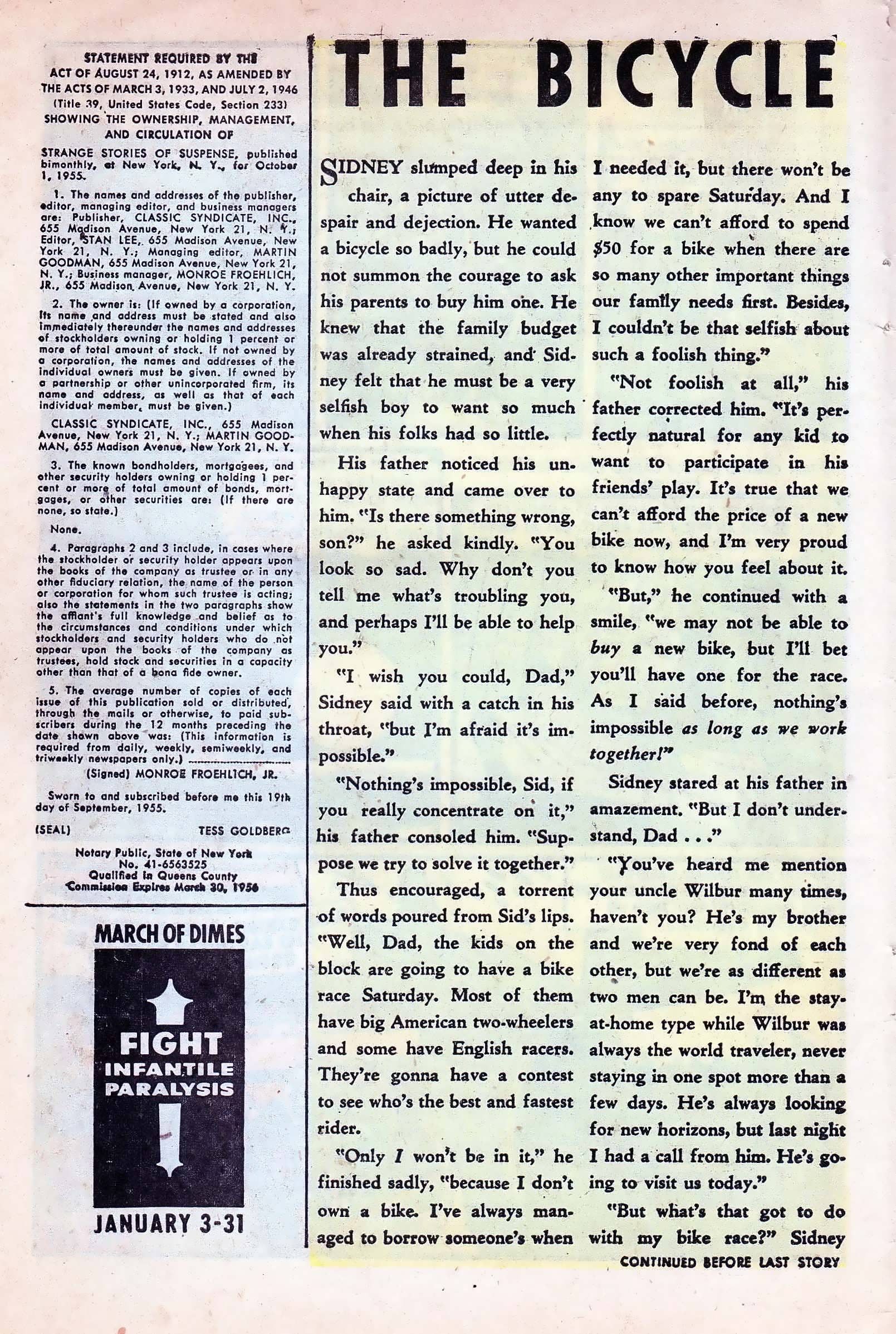 Read online Strange Stories of Suspense comic -  Issue #8 - 6