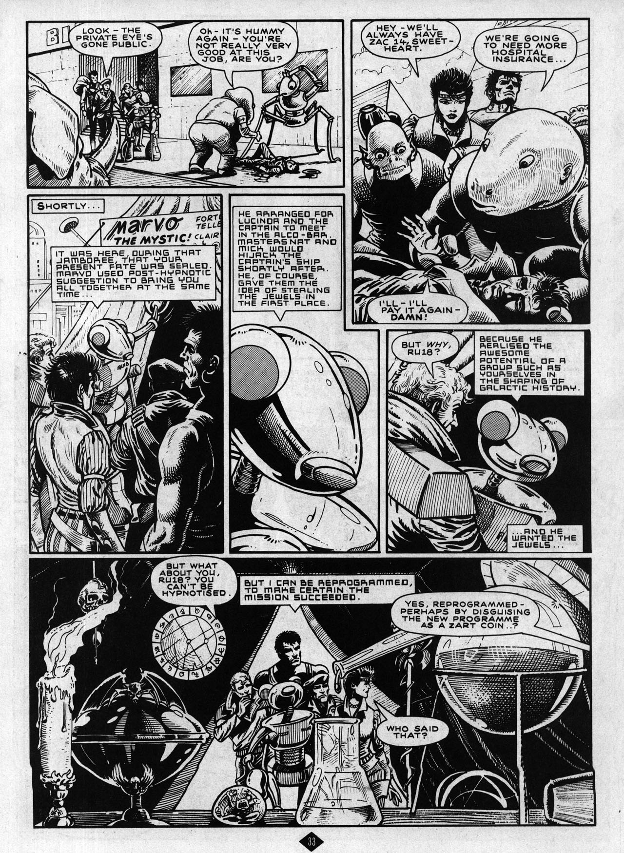 Read online Captain Britain (1985) comic -  Issue #10 - 33