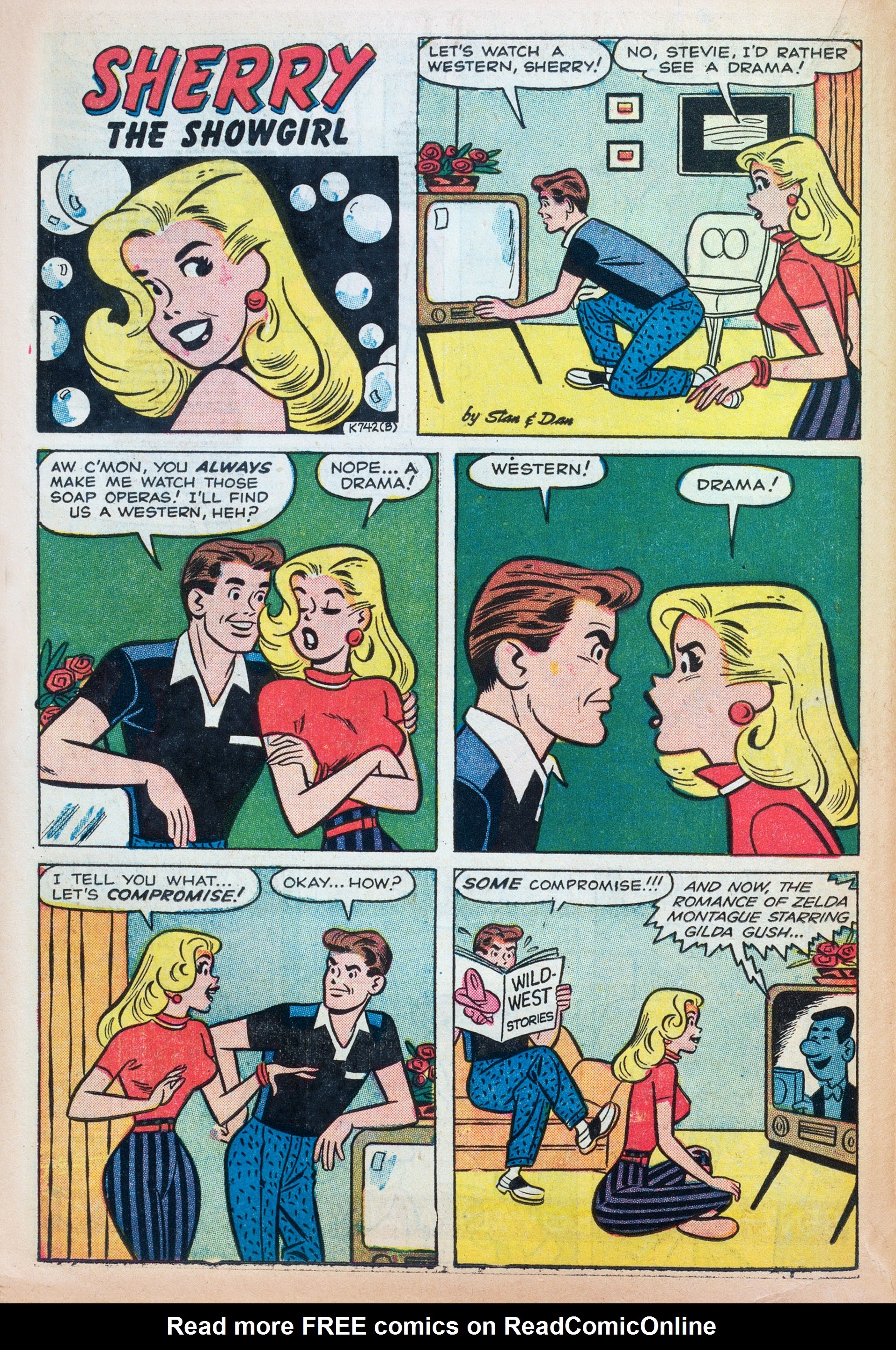 Read online Sherry the Showgirl (1956) comic -  Issue #3 - 14