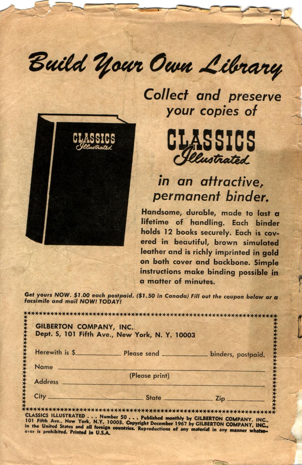 Read online Classics Illustrated comic -  Issue #50 - 2