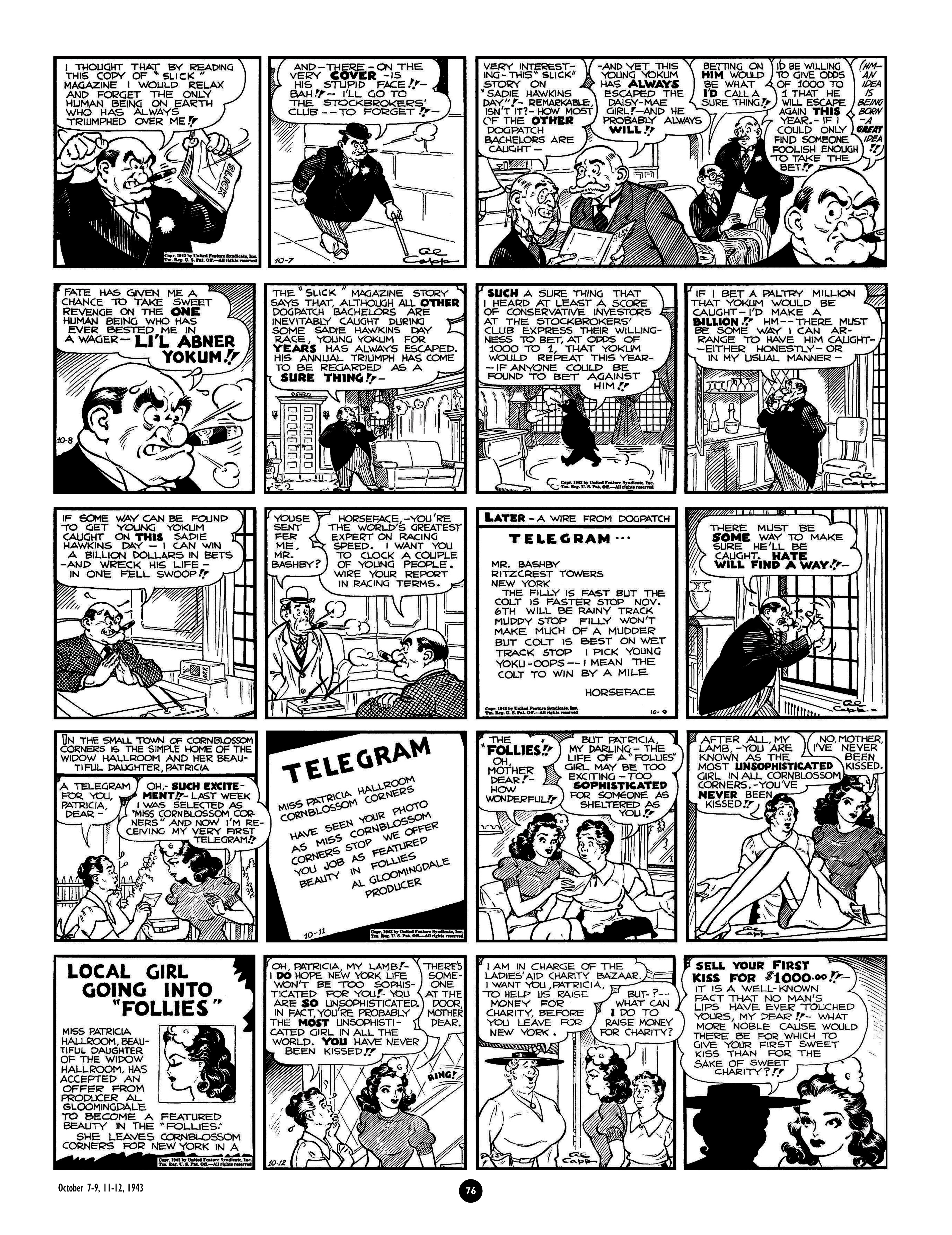 Read online Al Capp's Li'l Abner Complete Daily & Color Sunday Comics comic -  Issue # TPB 5 (Part 1) - 77