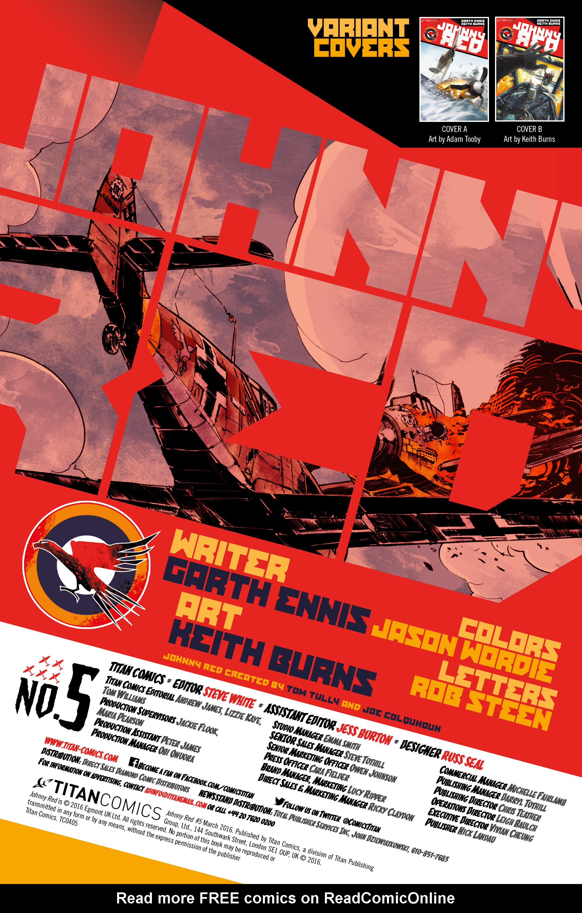 Read online Johnny Red comic -  Issue #5 - 2