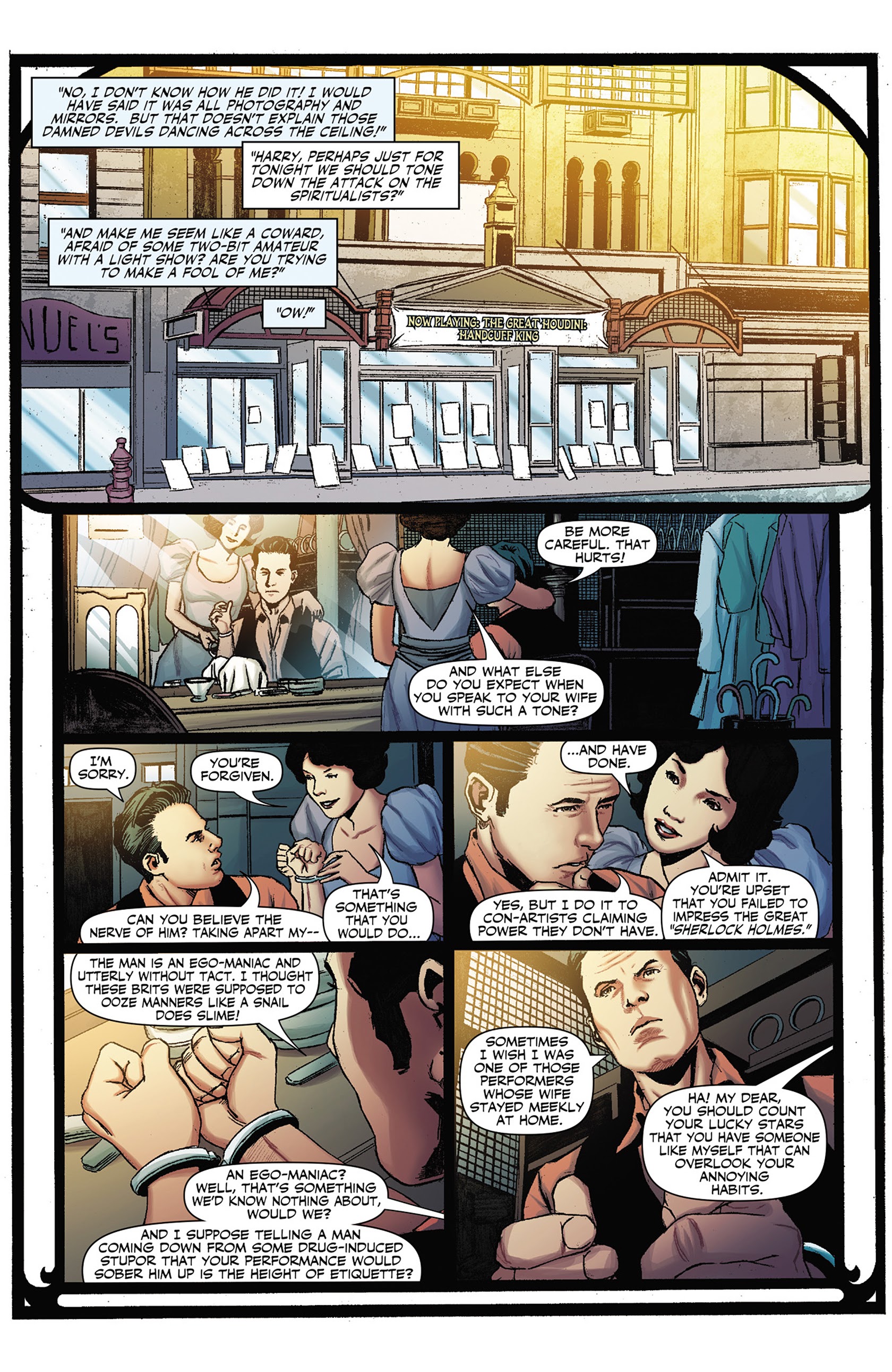Read online Sherlock Holmes vs. Harry Houdini comic -  Issue #1 - 16