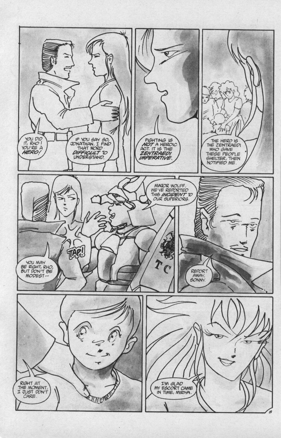 Read online Robotech II: The Sentinels - The Malcontent Uprisings comic -  Issue #8 - 10