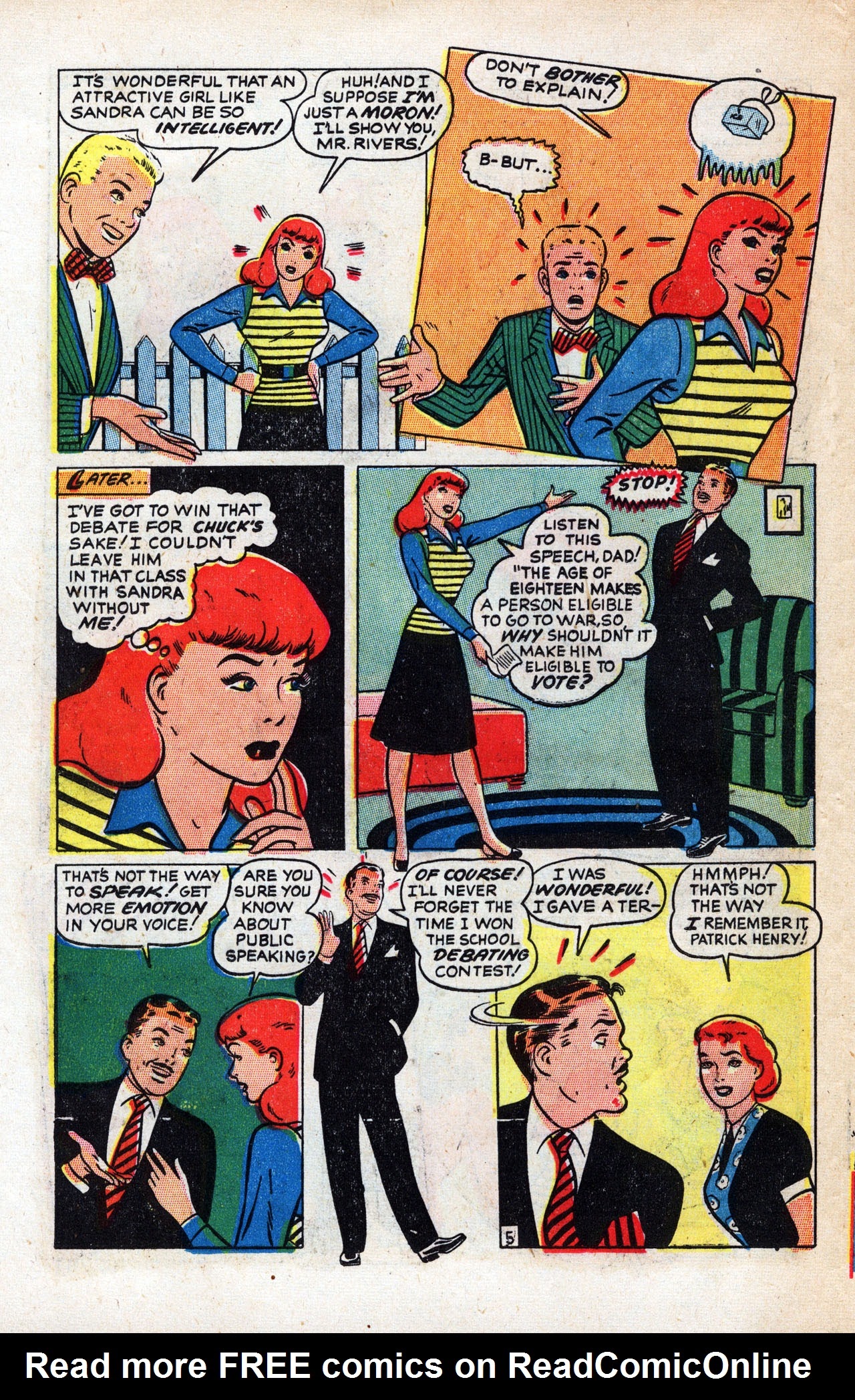 Read online Junior Miss (1947) comic -  Issue #30 - 21