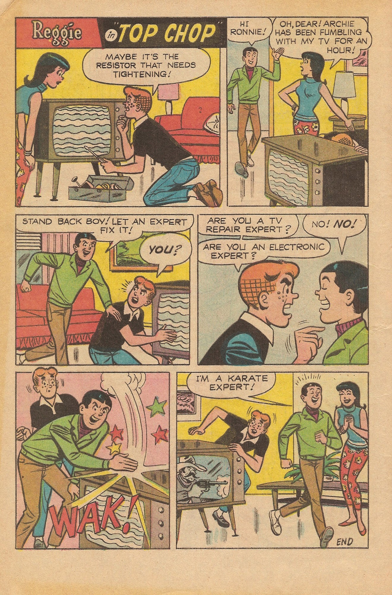Read online Reggie's Wise Guy Jokes comic -  Issue #1 - 8