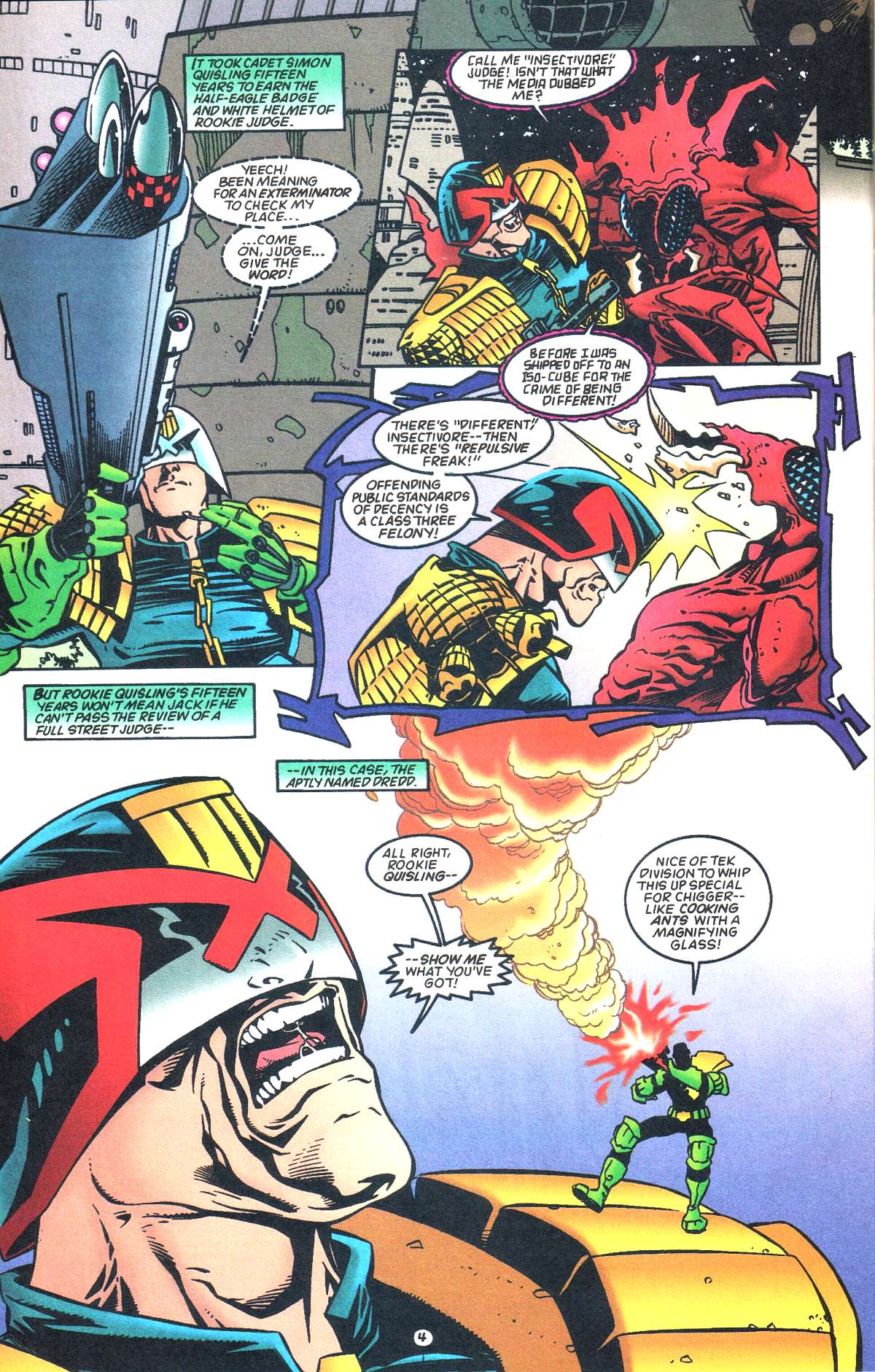 Read online Judge Dredd: Legends of the Law comic -  Issue #5 - 6