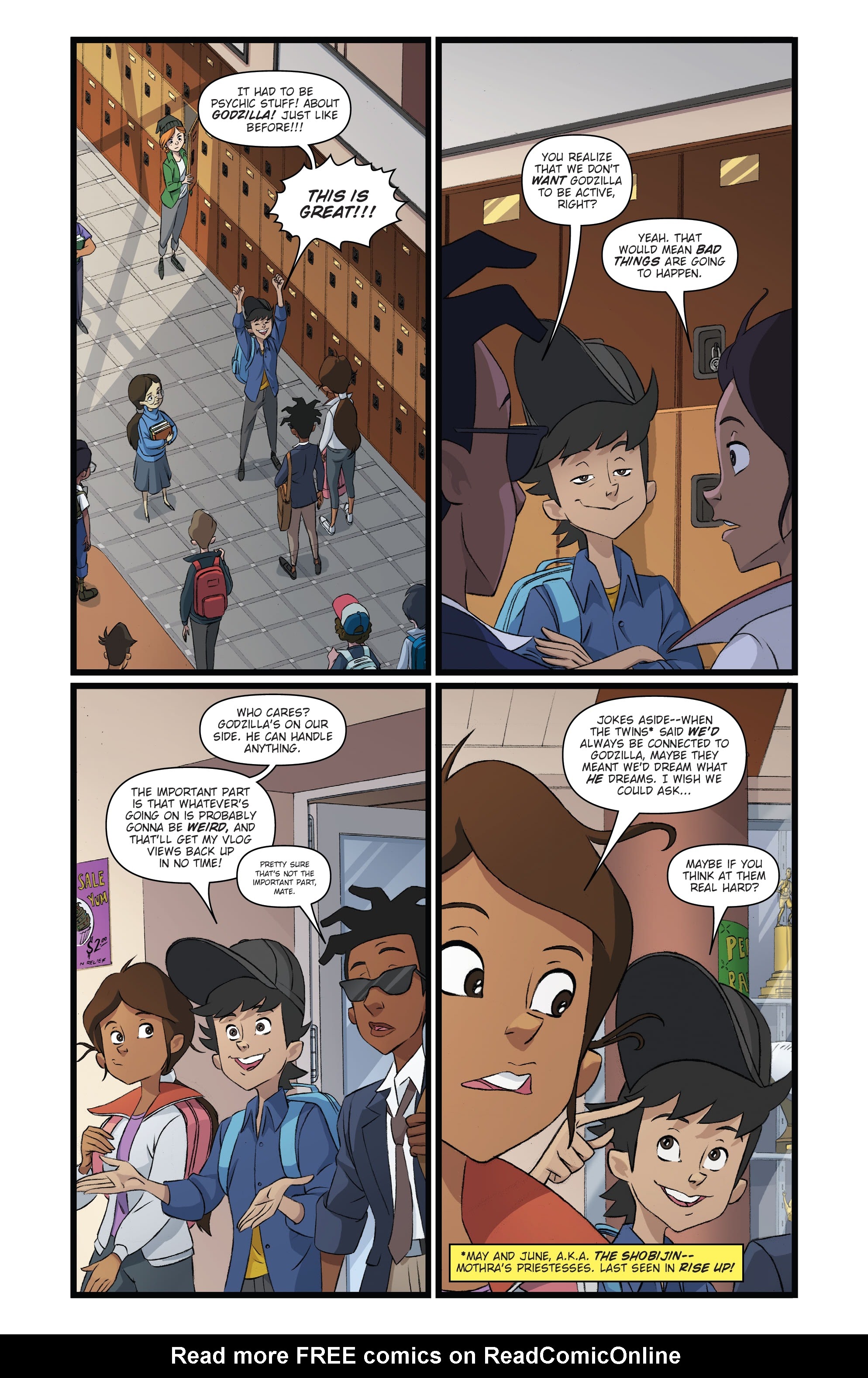 Read online Godzilla: Monsters & Protectors - All Hail the King! comic -  Issue #1 - 12