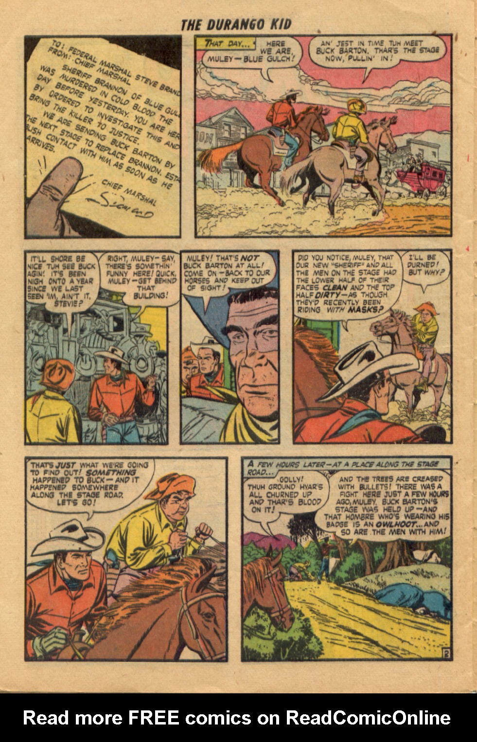 Read online Charles Starrett as The Durango Kid comic -  Issue #8 - 27