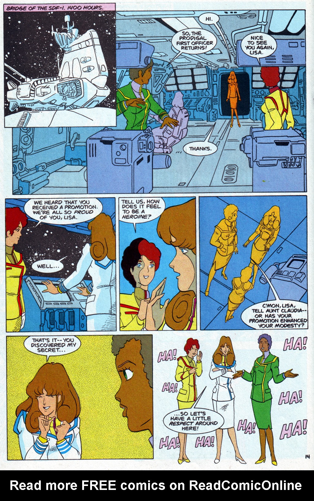 Read online Robotech The Macross Saga comic -  Issue #13 - 16